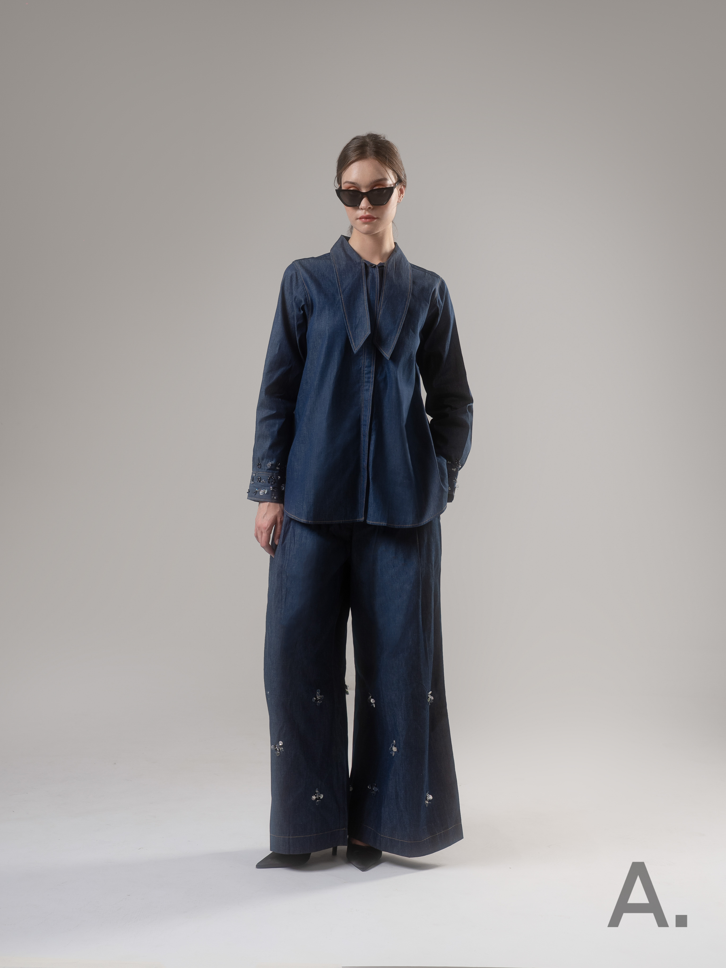 Cessa Shirt Blue Denim
