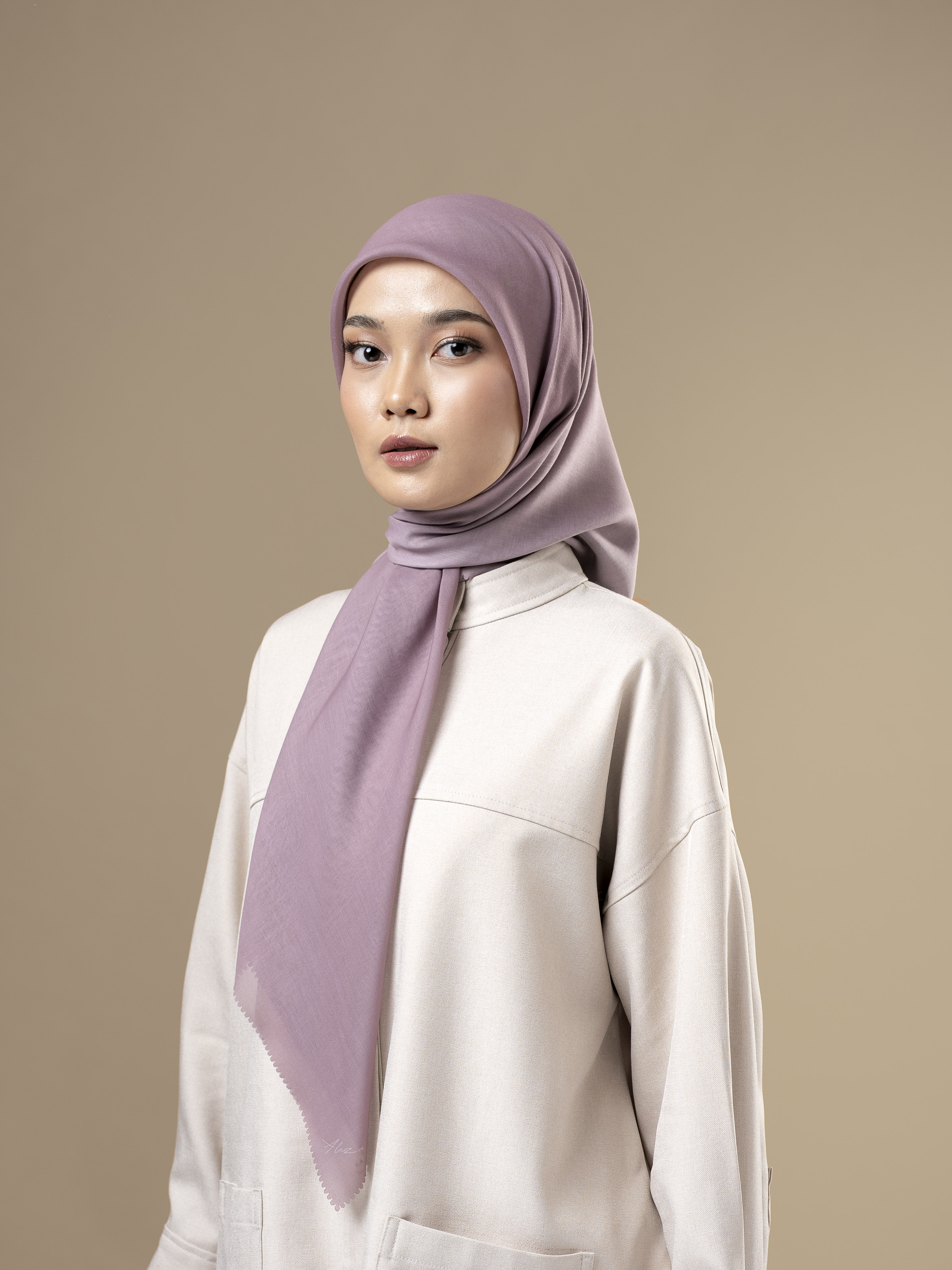 Melange Scarves Mauve