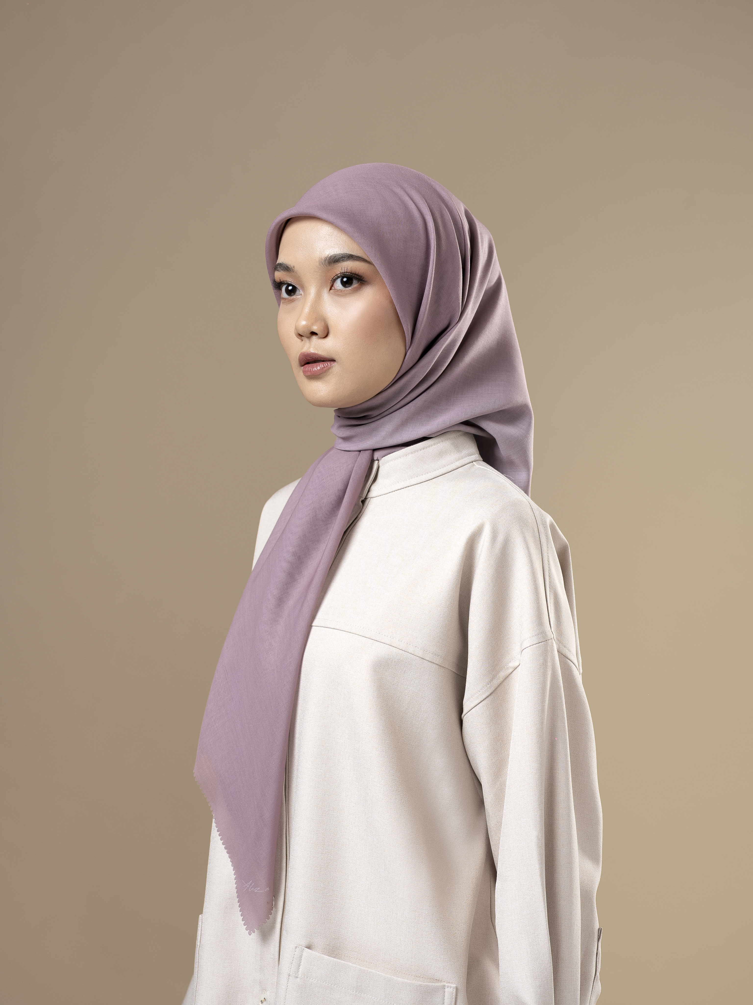 Melange Scarves Mauve