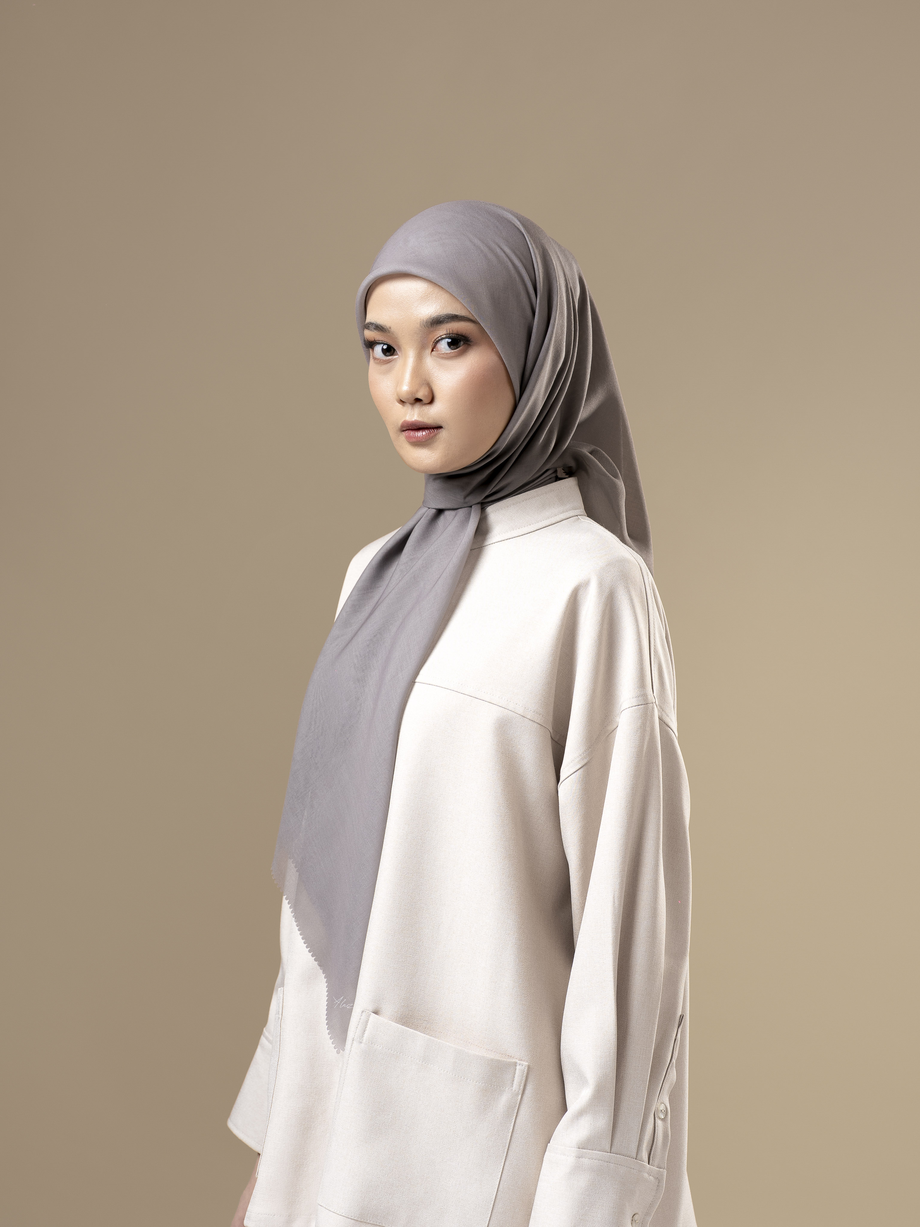 Melange Scarves Tan