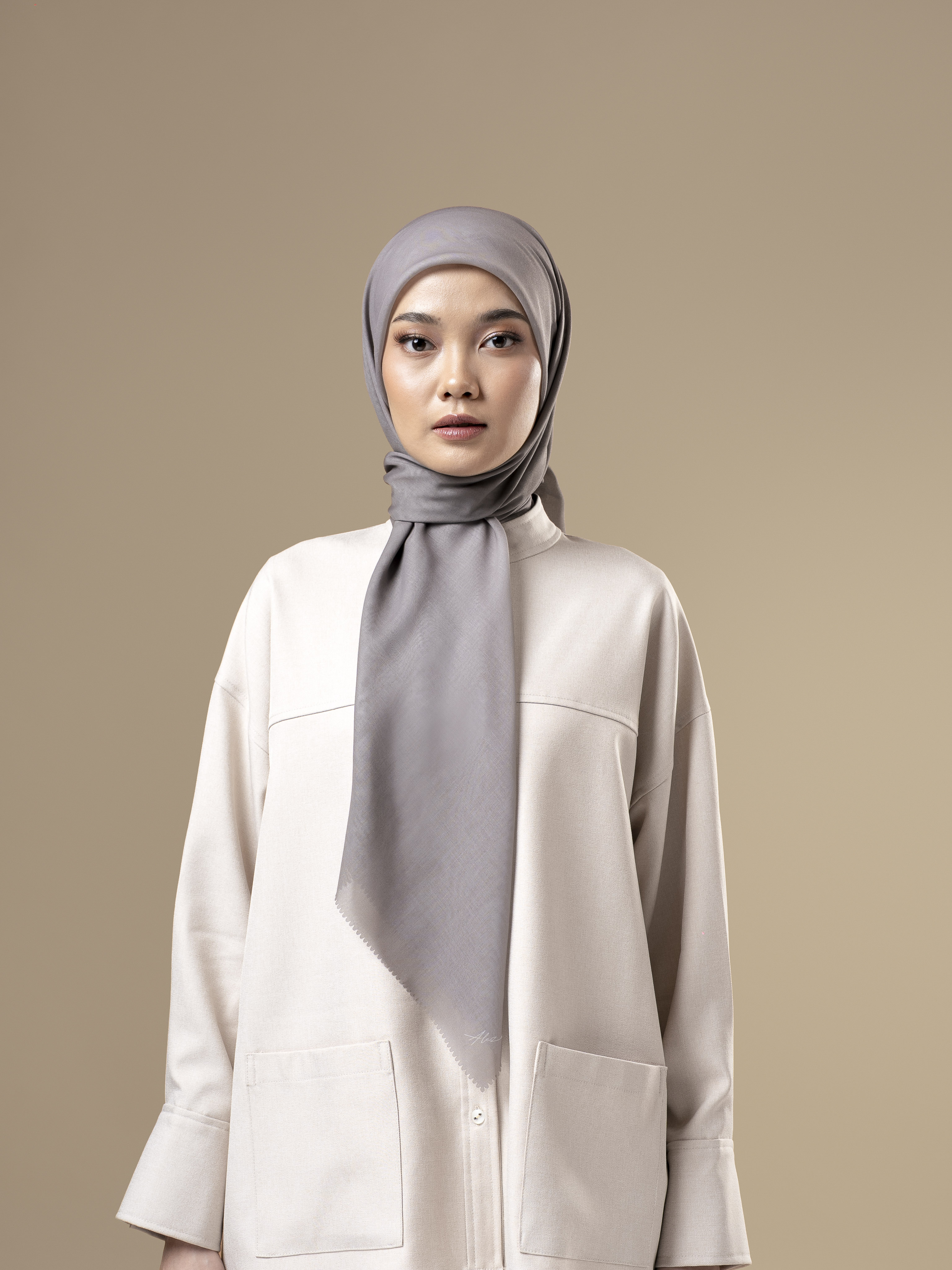 Melange Scarves Tan