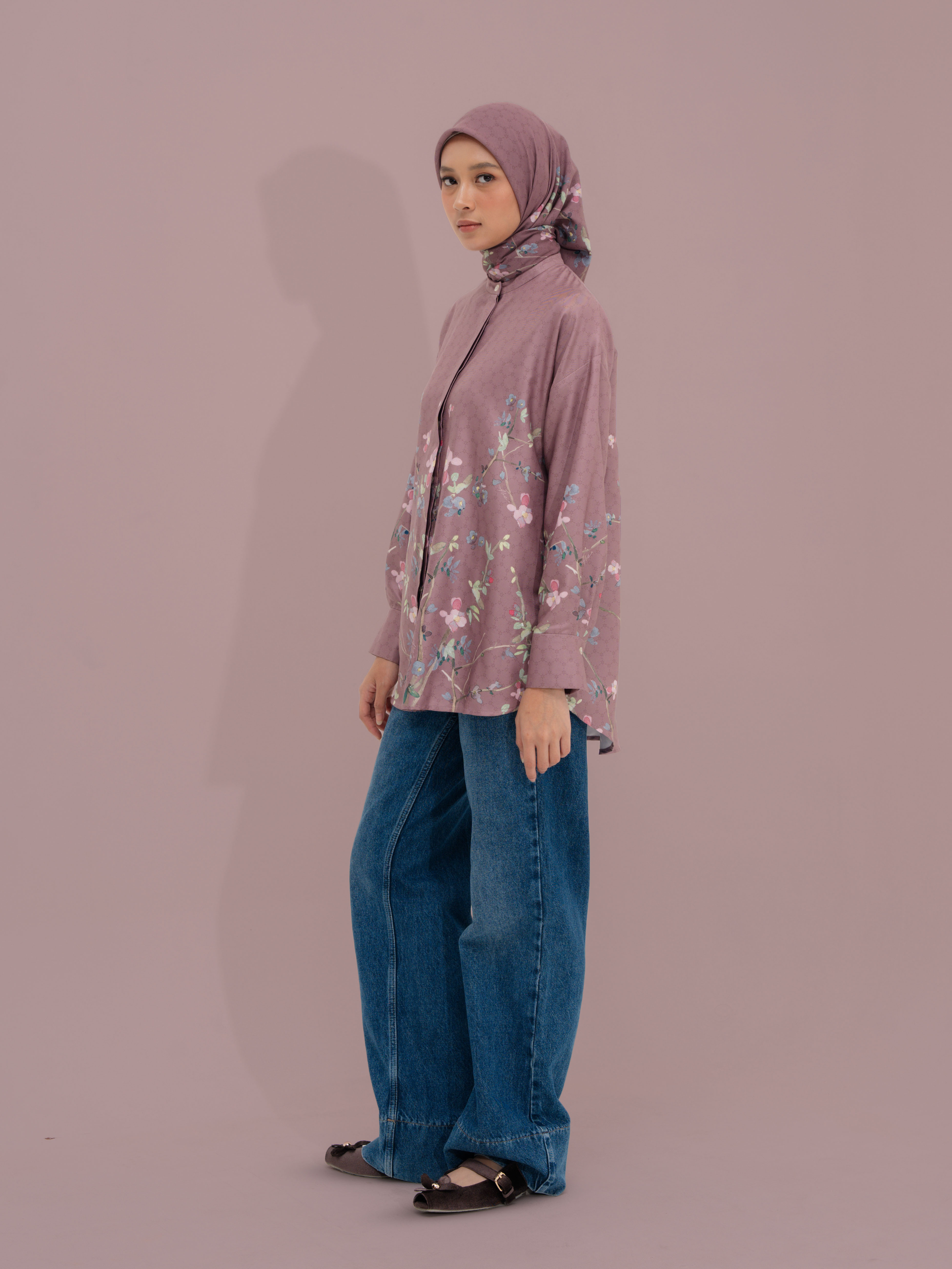 Romantic Garden Re-edition Set + Scarves  Mauve