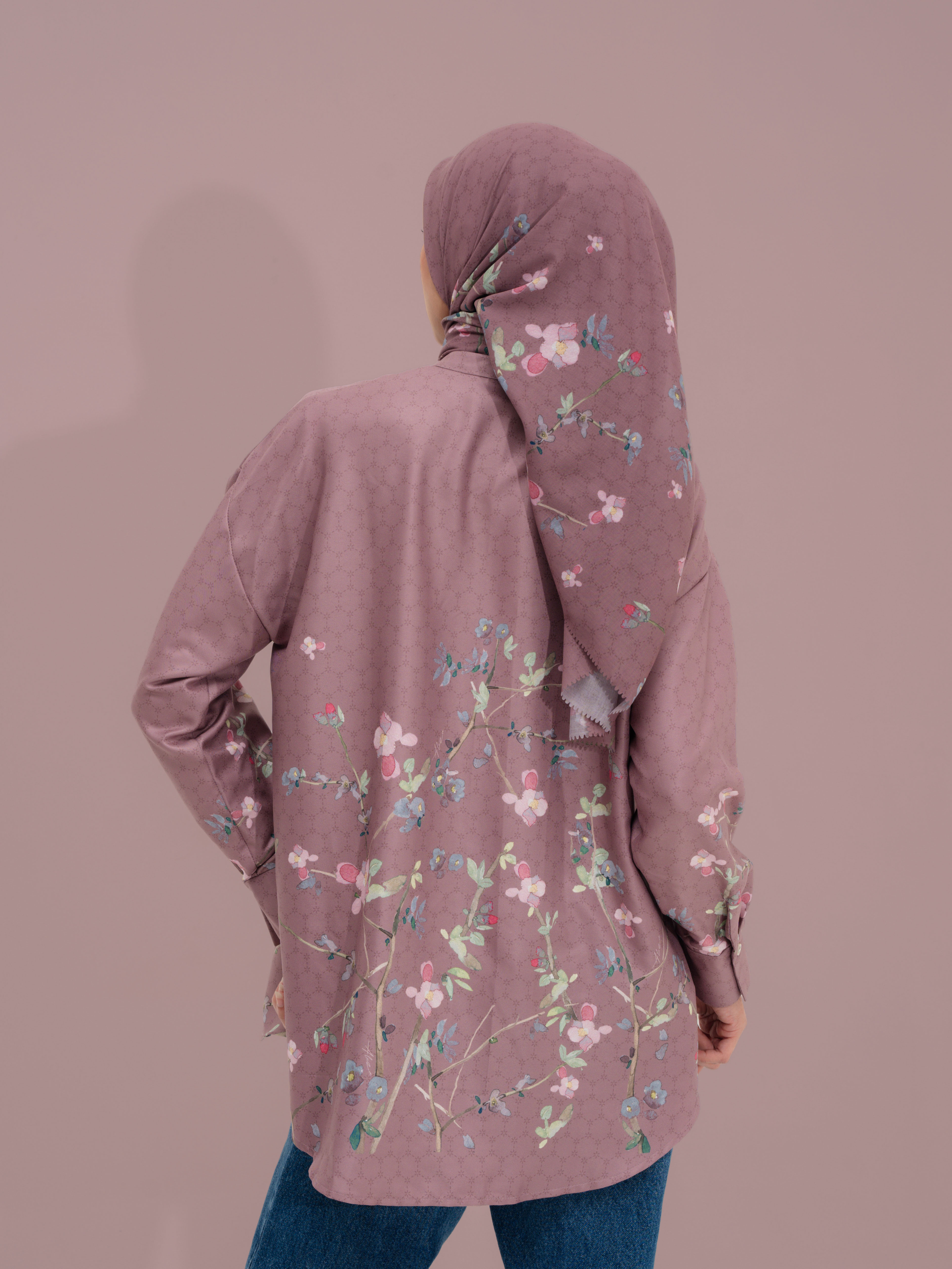 Romantic Garden Re-edition Set + Scarves  Mauve
