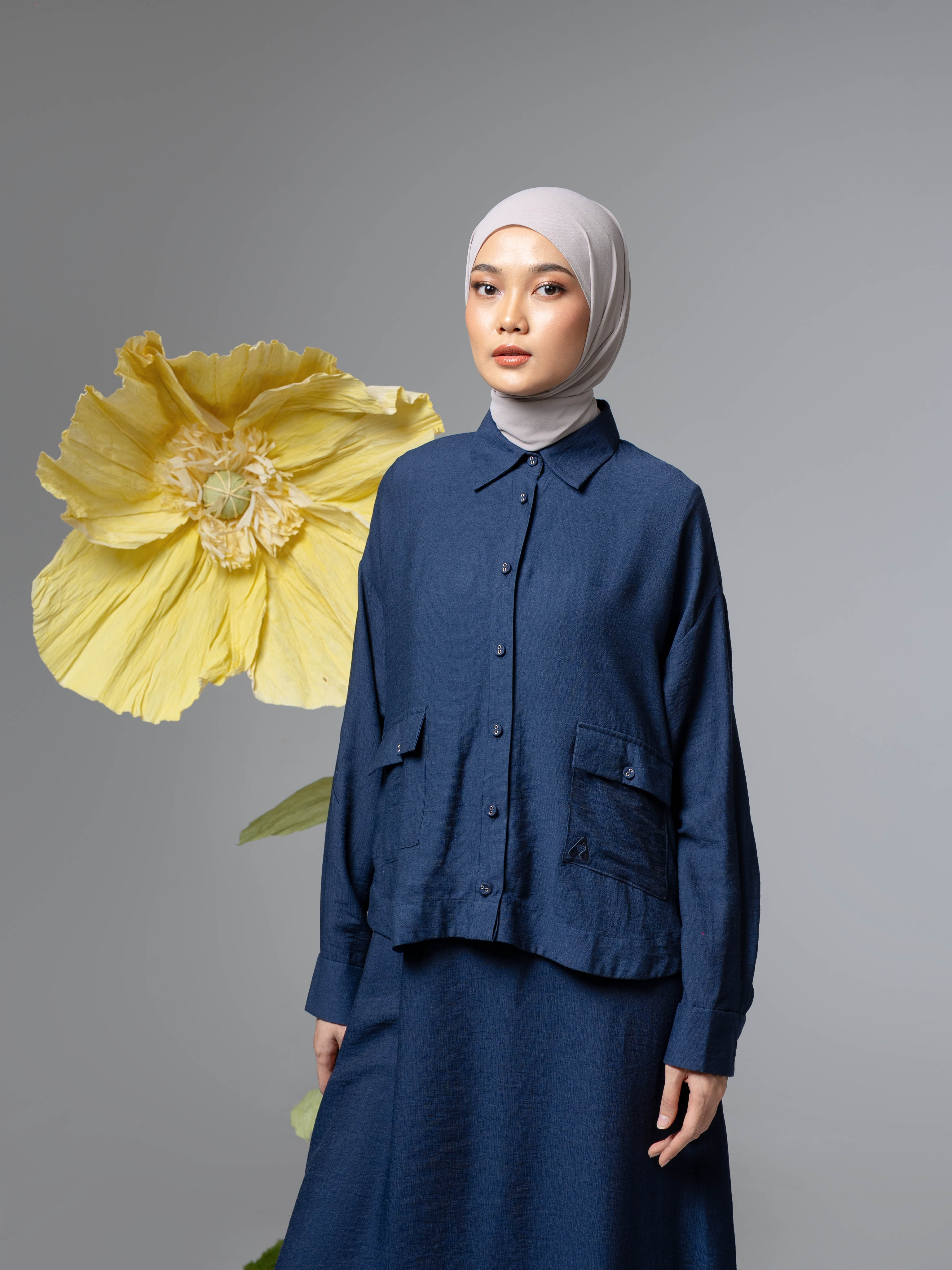 Bianca Dress Set Navy