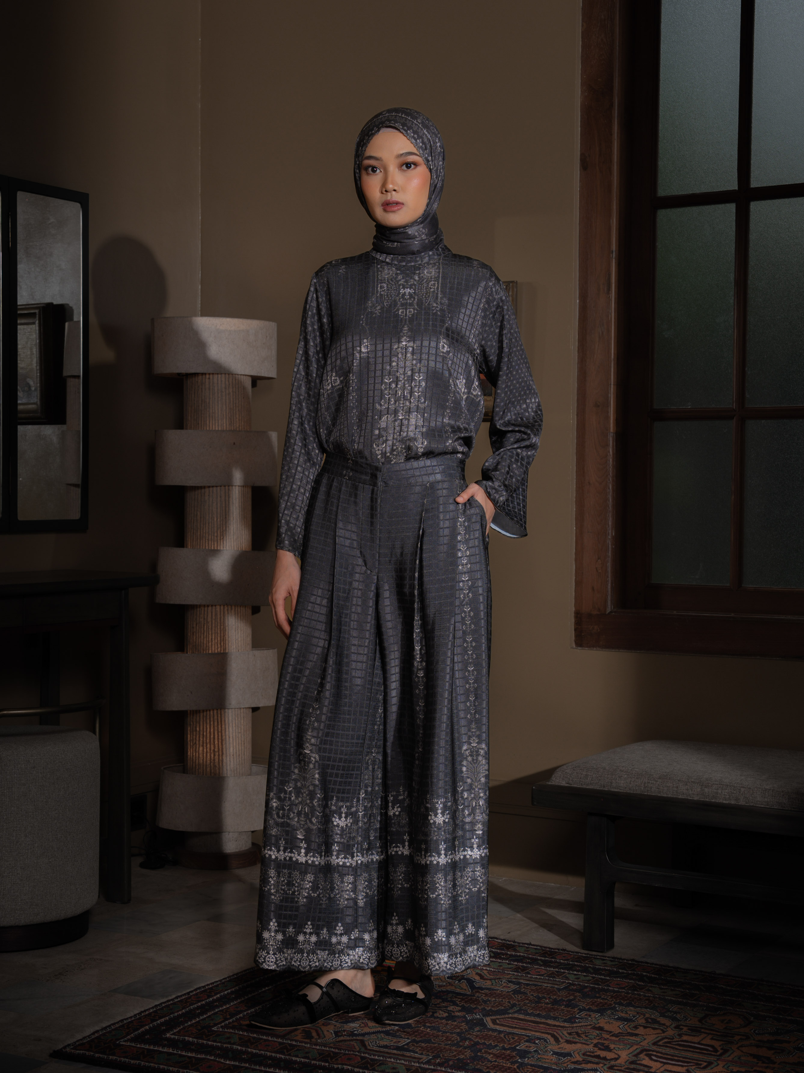 Tania Pants  Charcoal