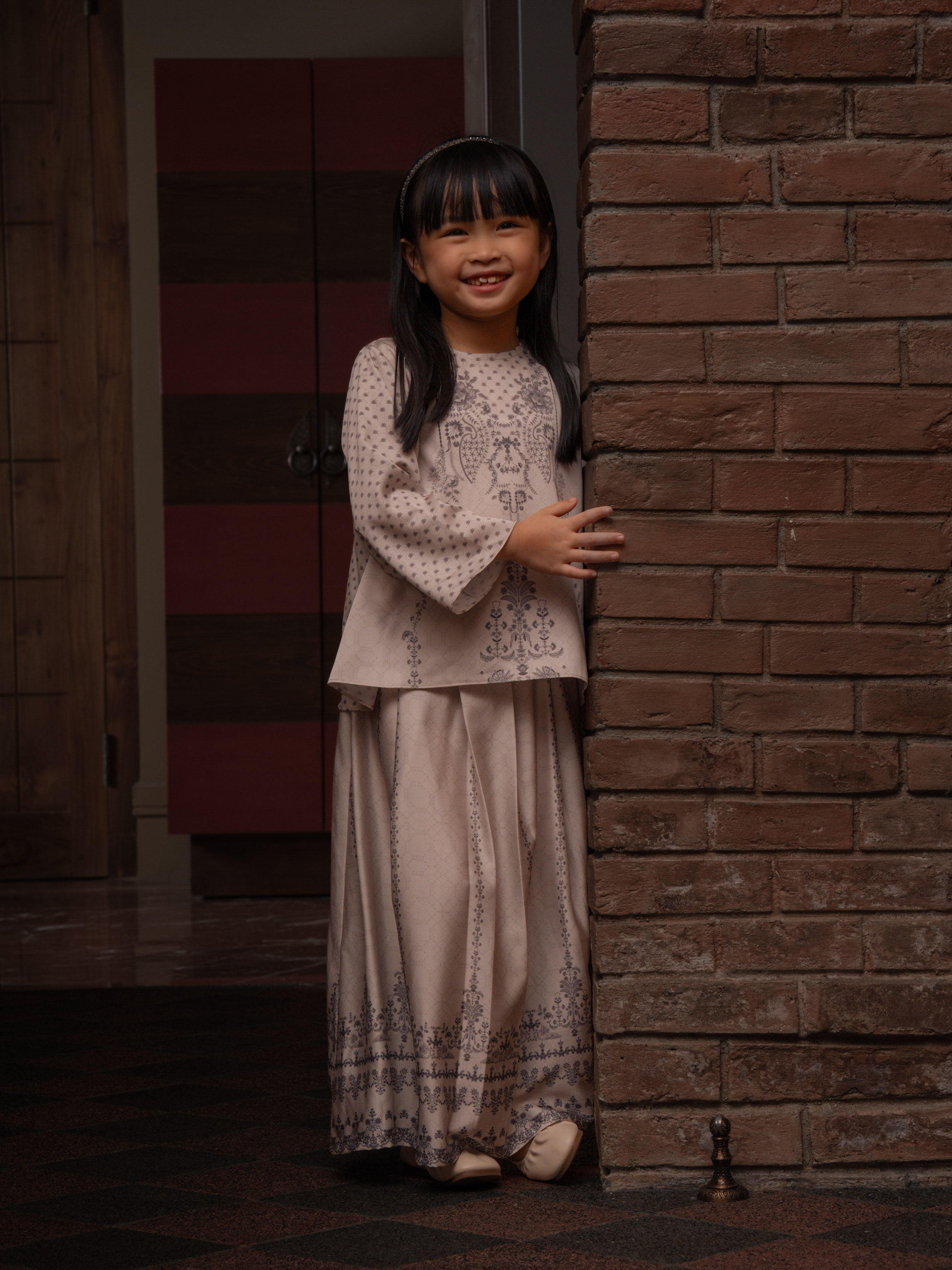Talia Set Girl Almond