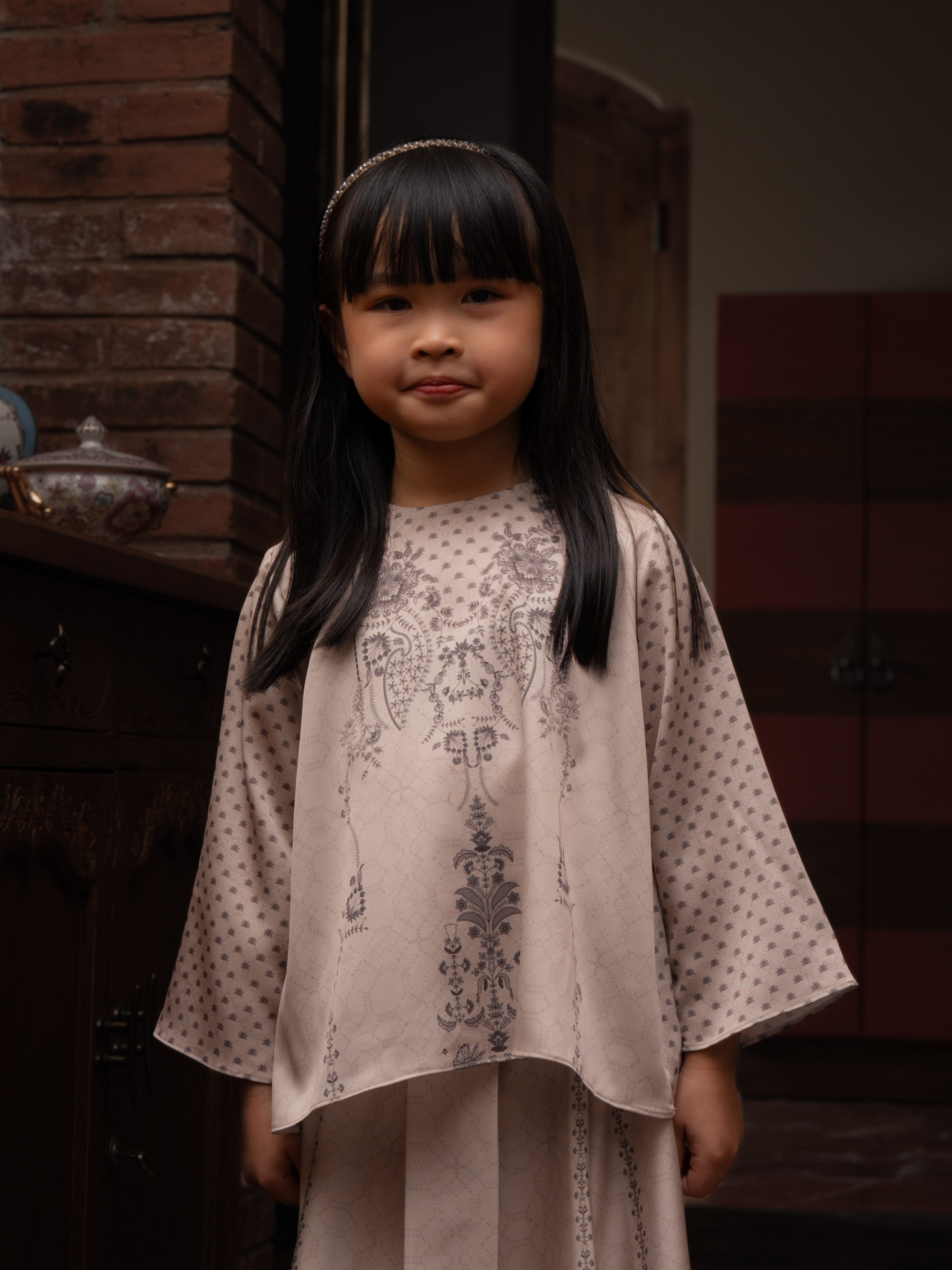 Talia Set Girl Almond
