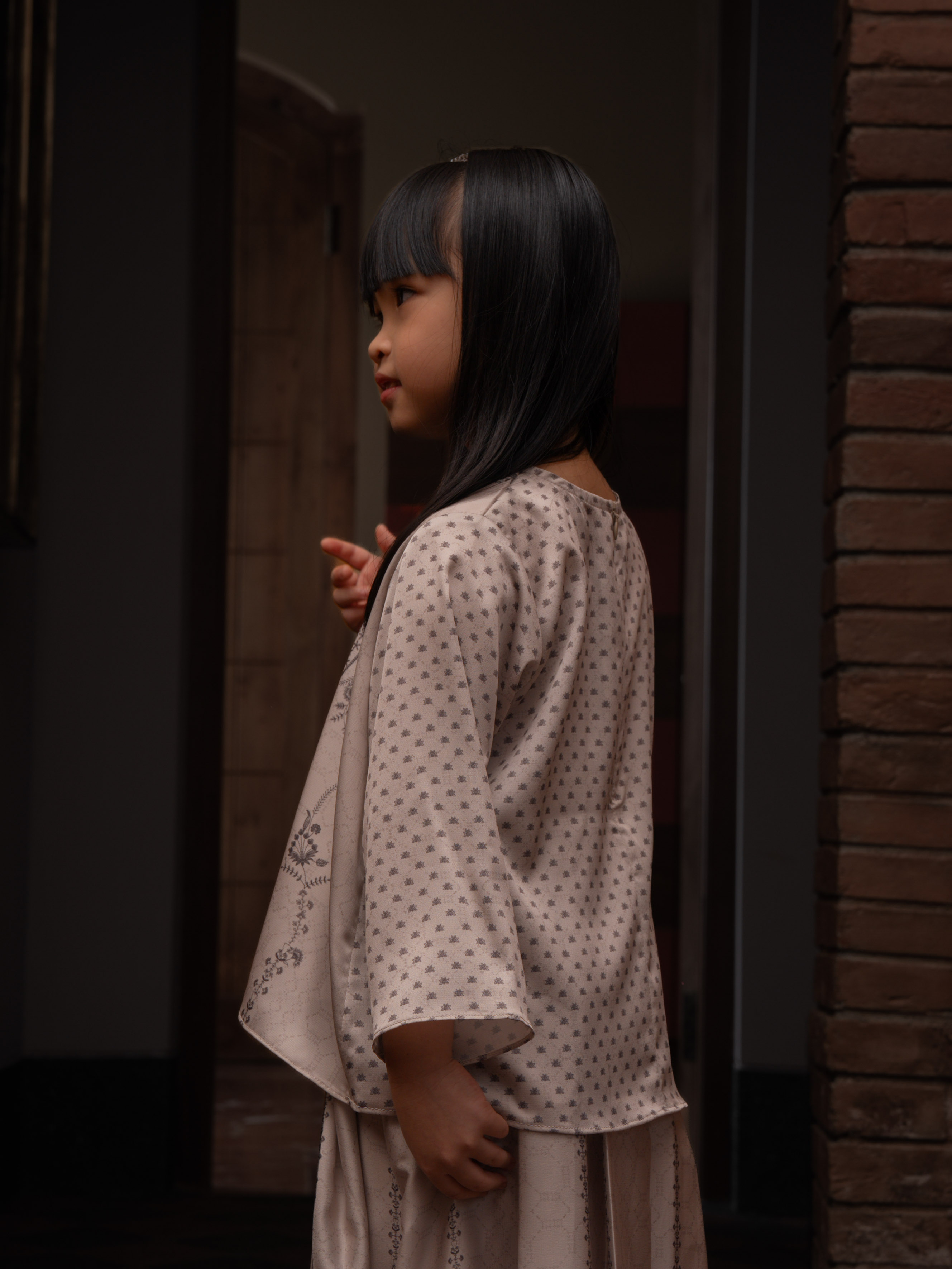 Talia Set Girl Almond