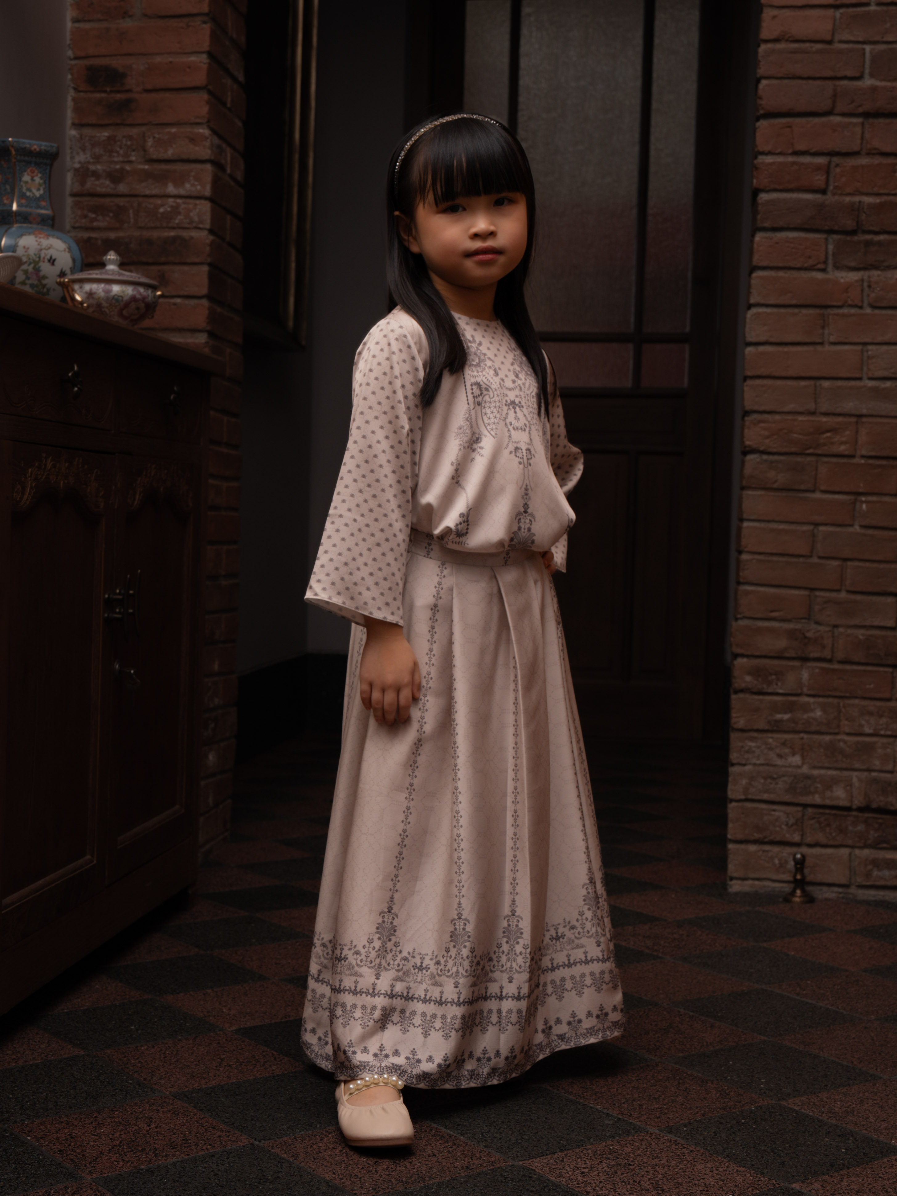 Talia Set Girl Almond
