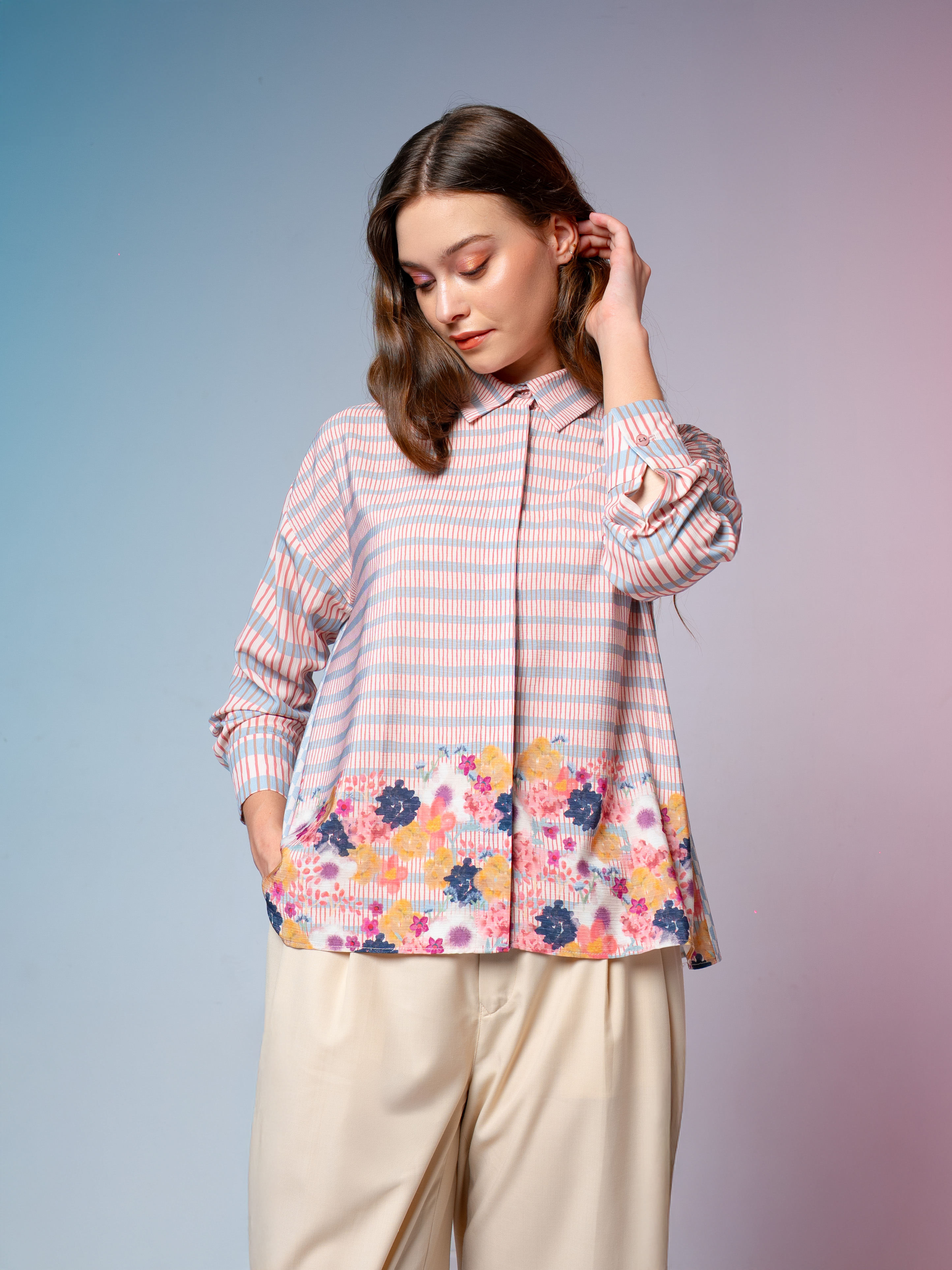 Zamine Shirt Pink