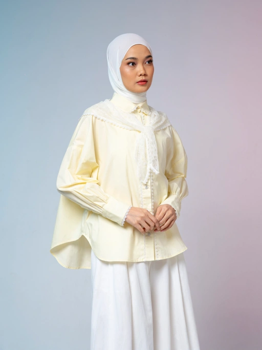 Image of Zerra Shirt Pale Yellow