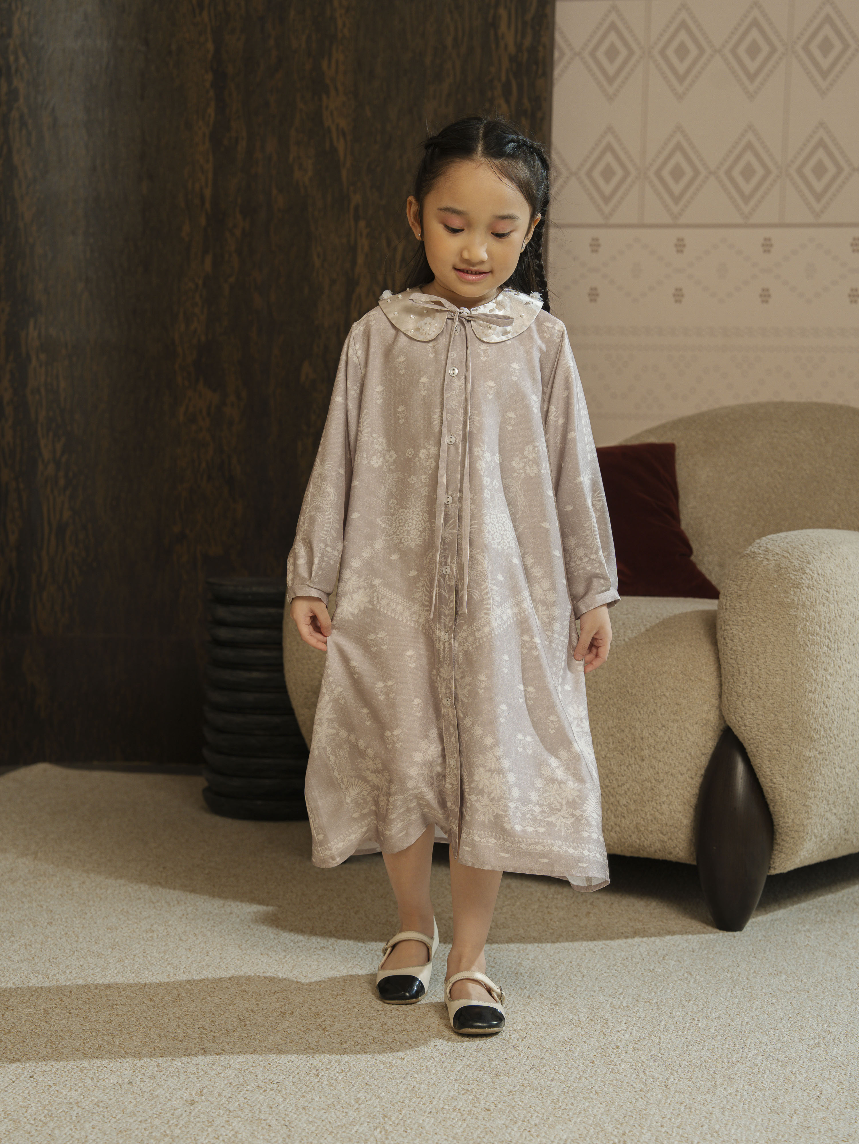 Amara Dress  Beige