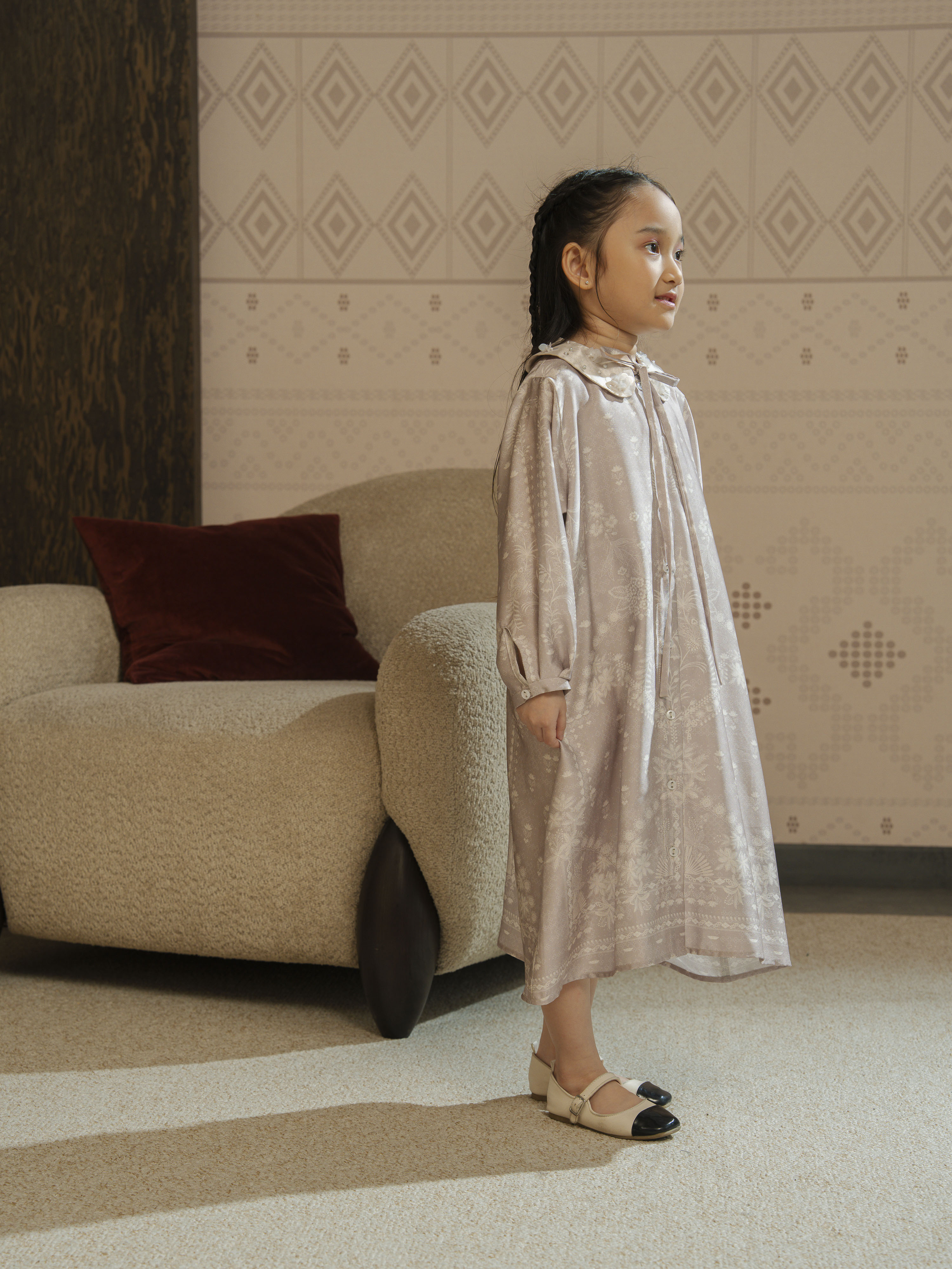 Amara Dress  Beige