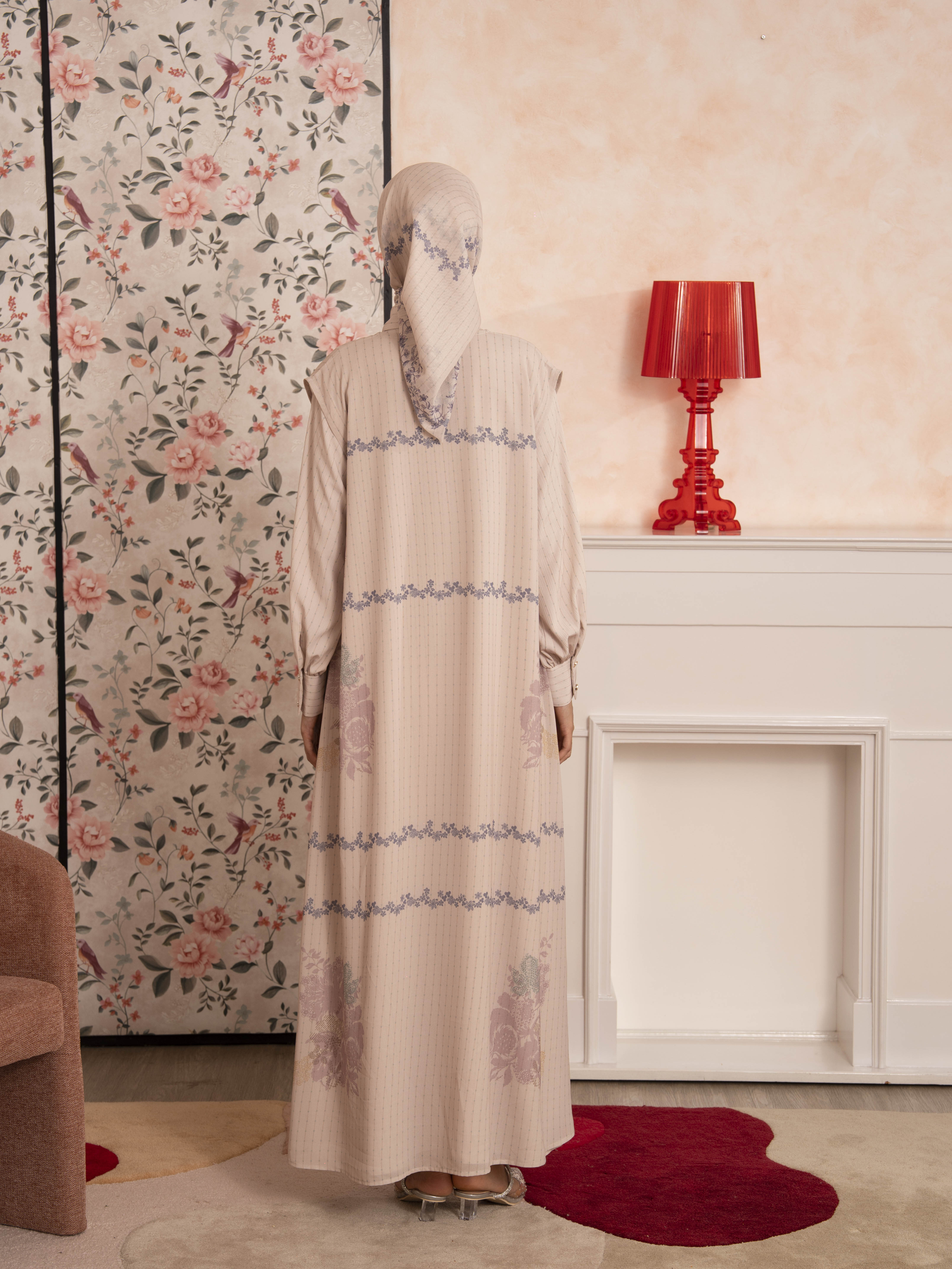 Lucile Dress Set Beige