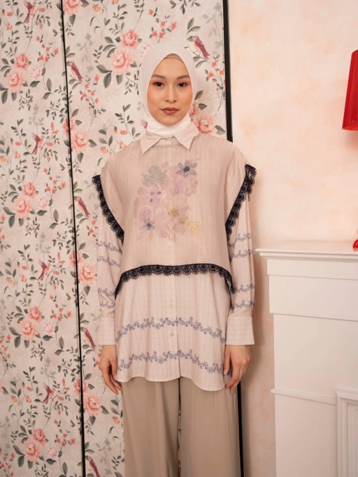 Image of Laira Top Set Beige