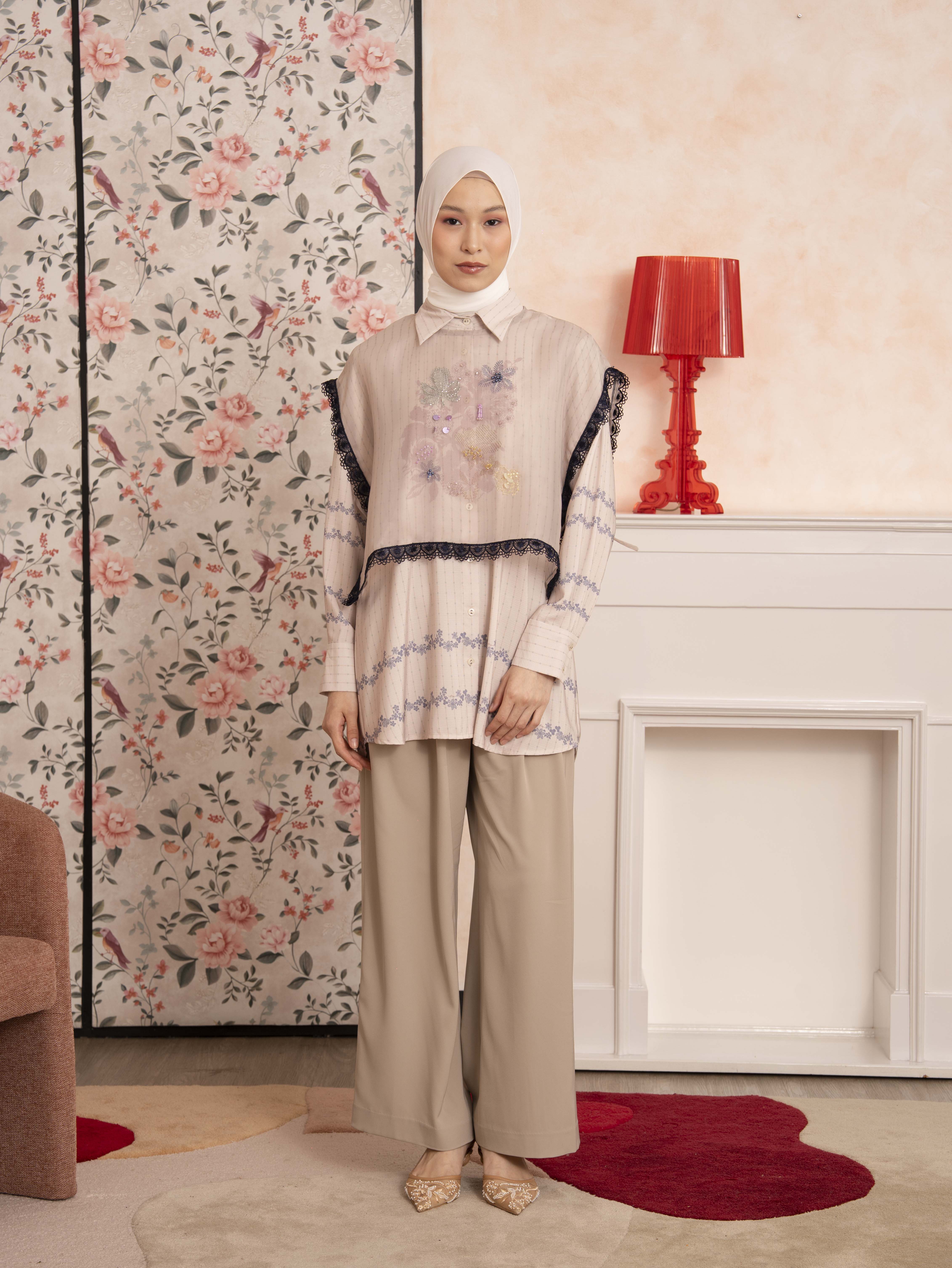 Laira Top Set Beige