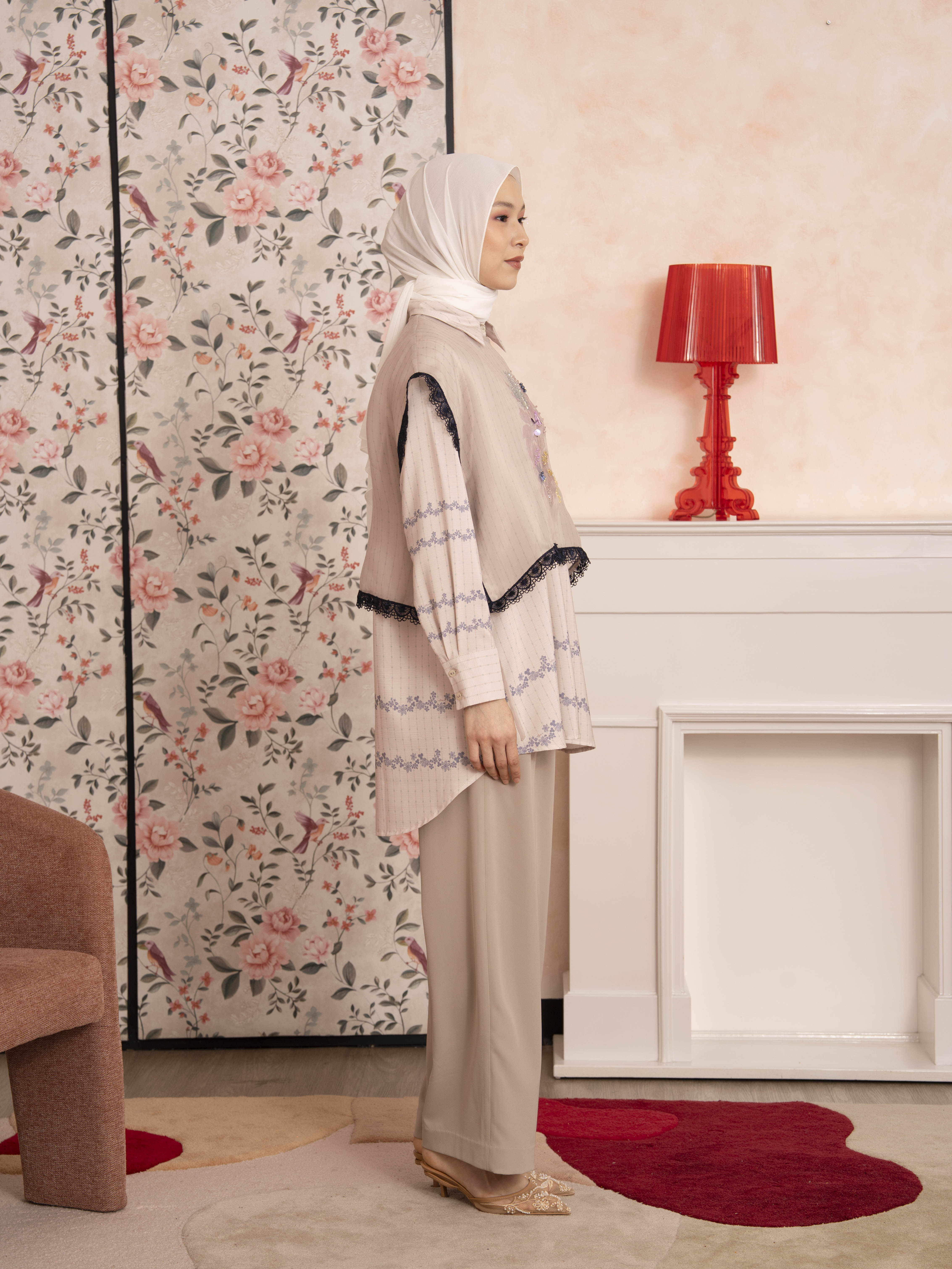 Laira Top Set Beige