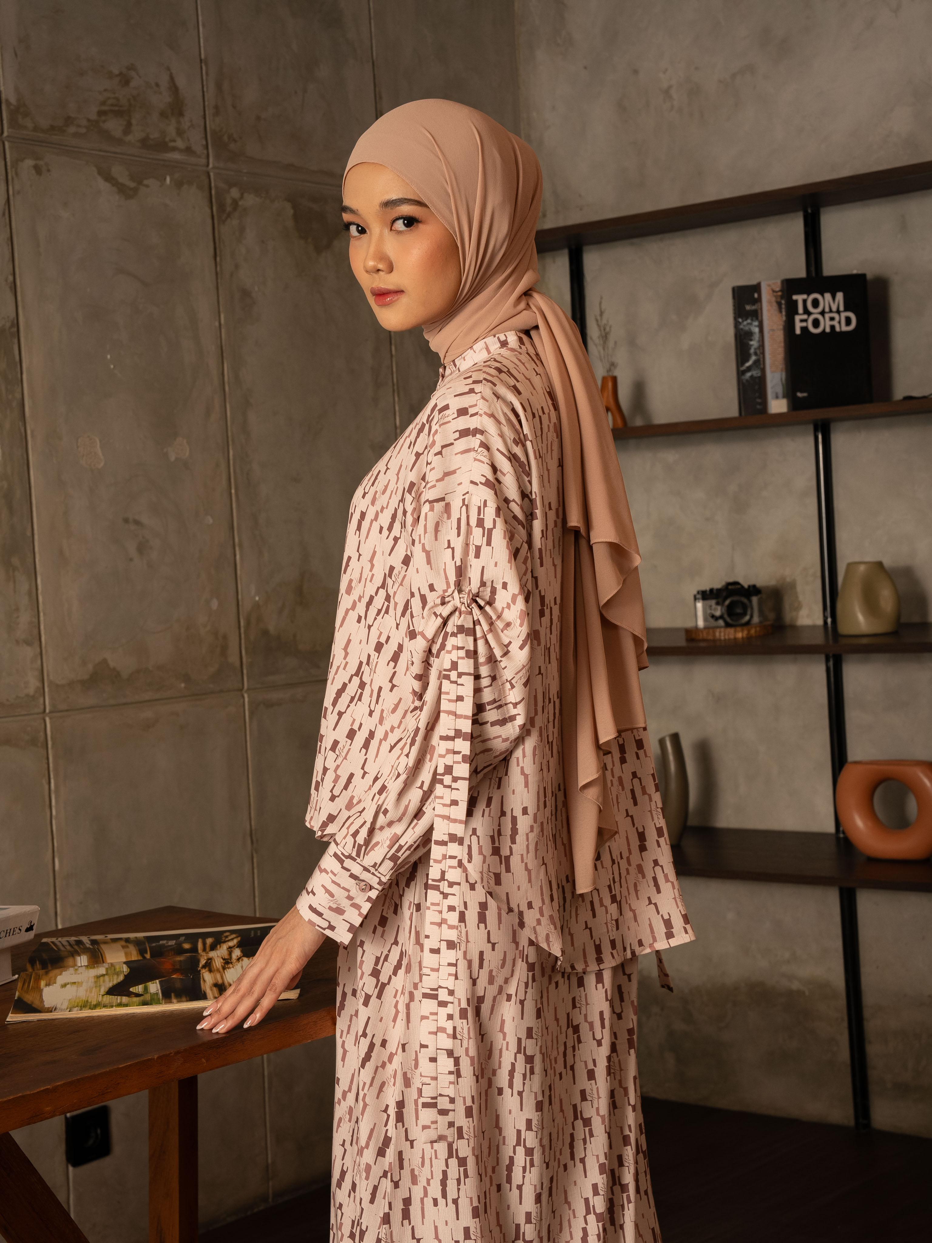 Alea Shirt Dress Blush