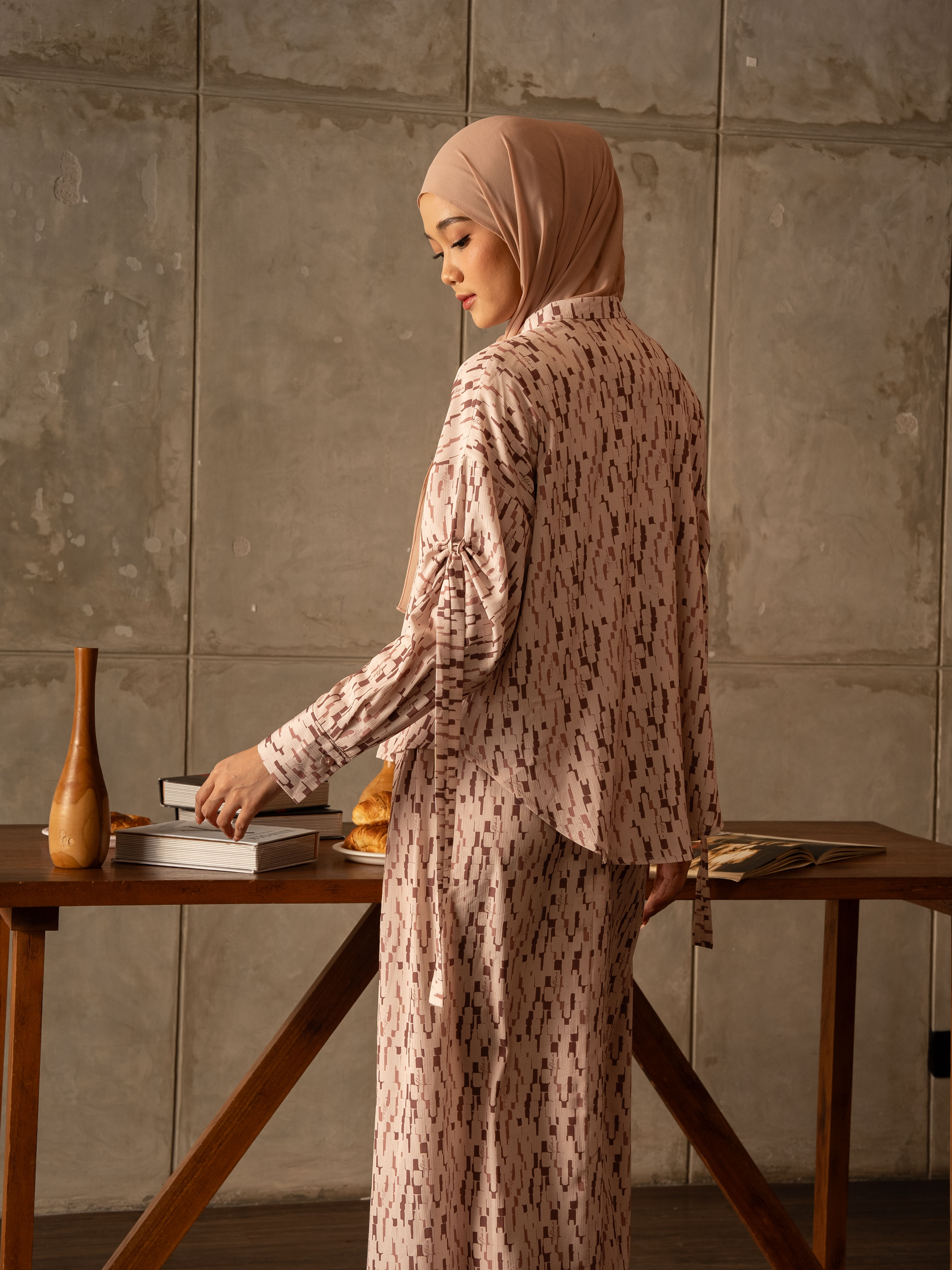 Alea Shirt Dress Blush