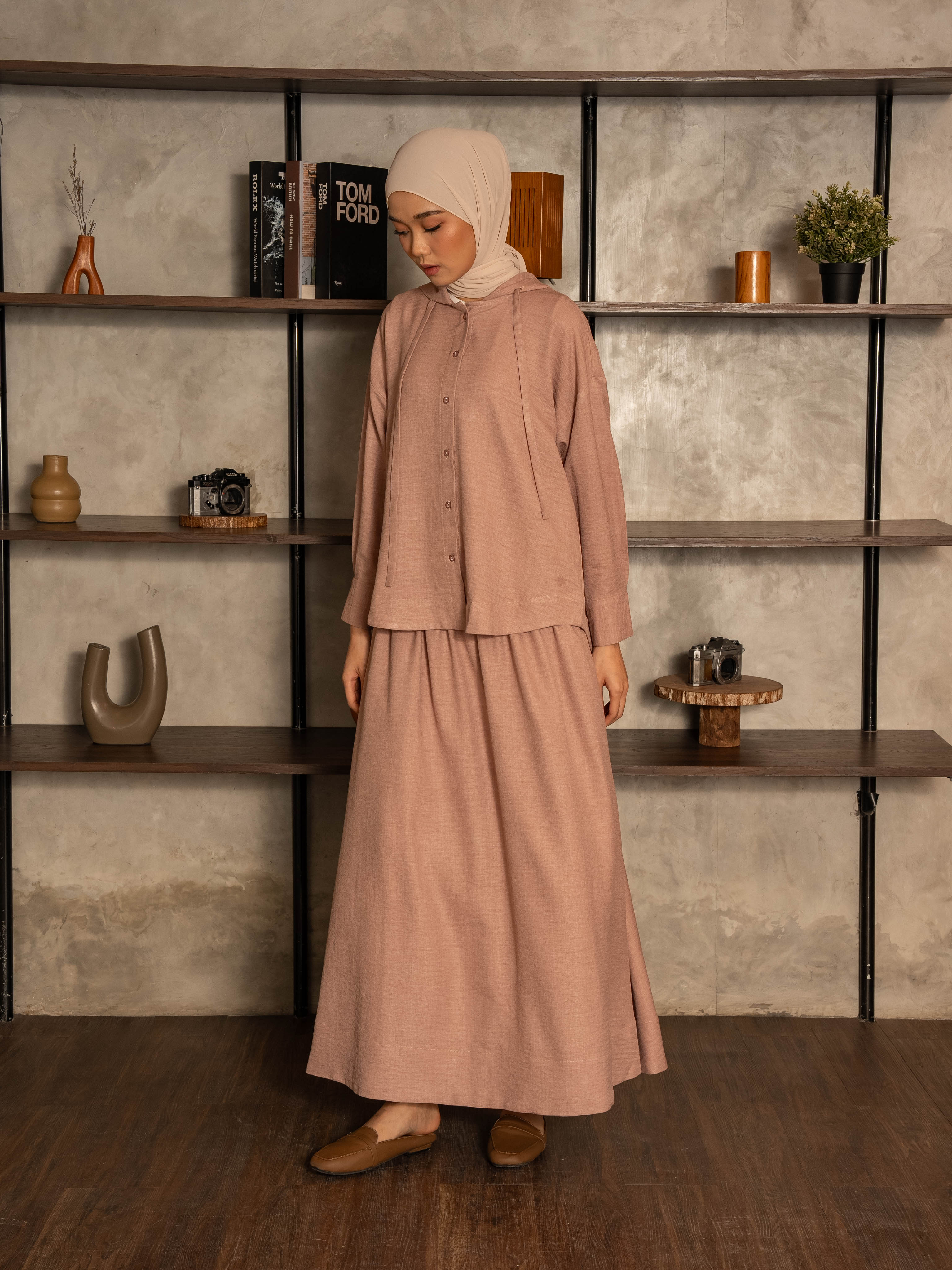 Aline Set Rose Brown