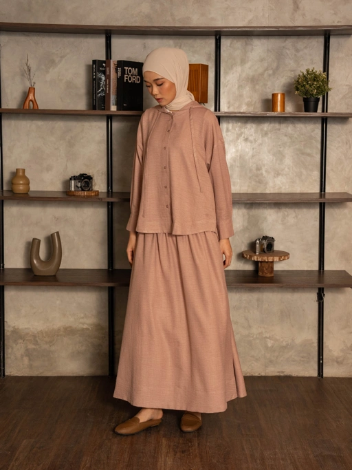 Image of Aline Set Rose Brown