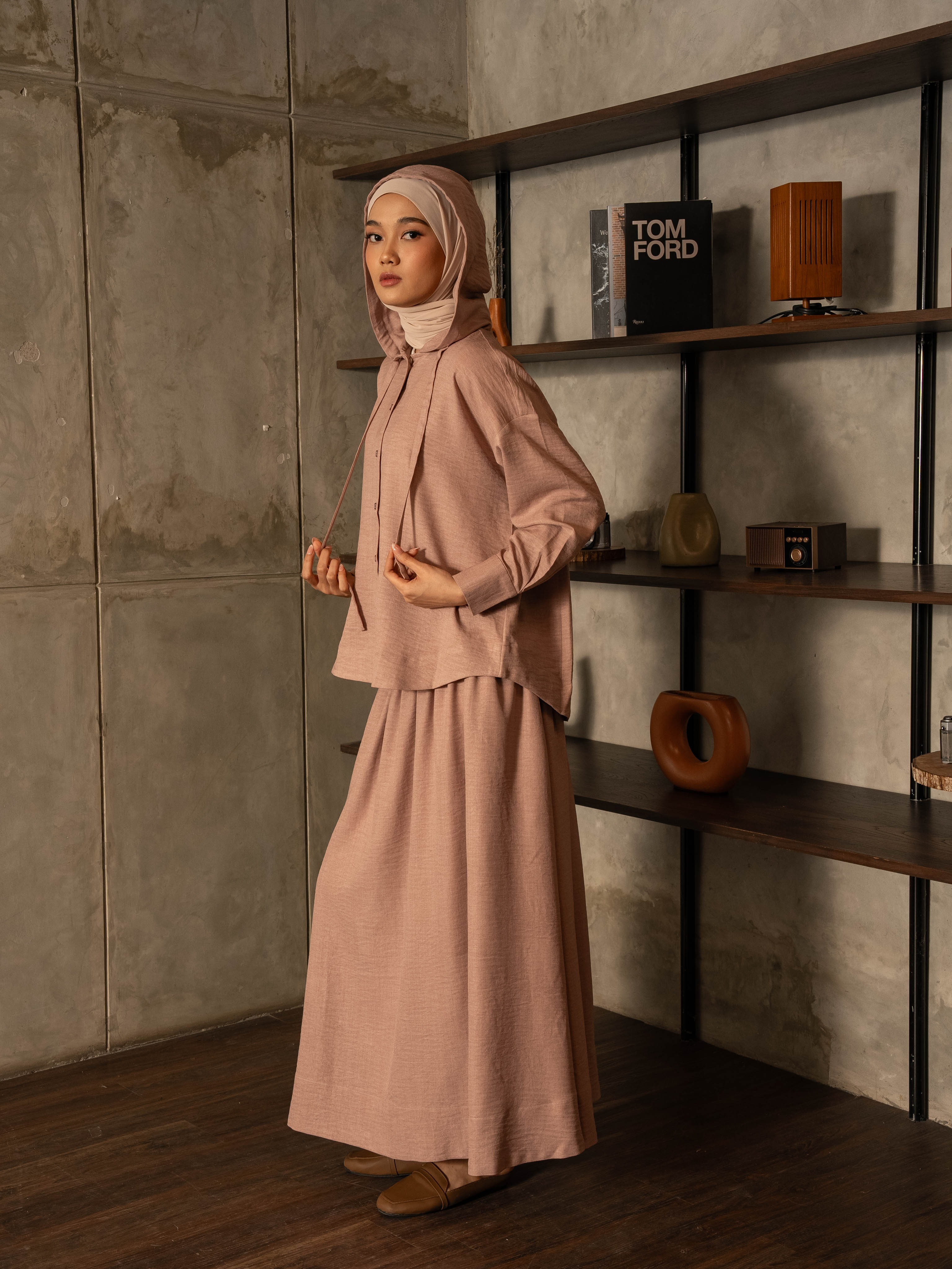 Aline Set Rose Brown