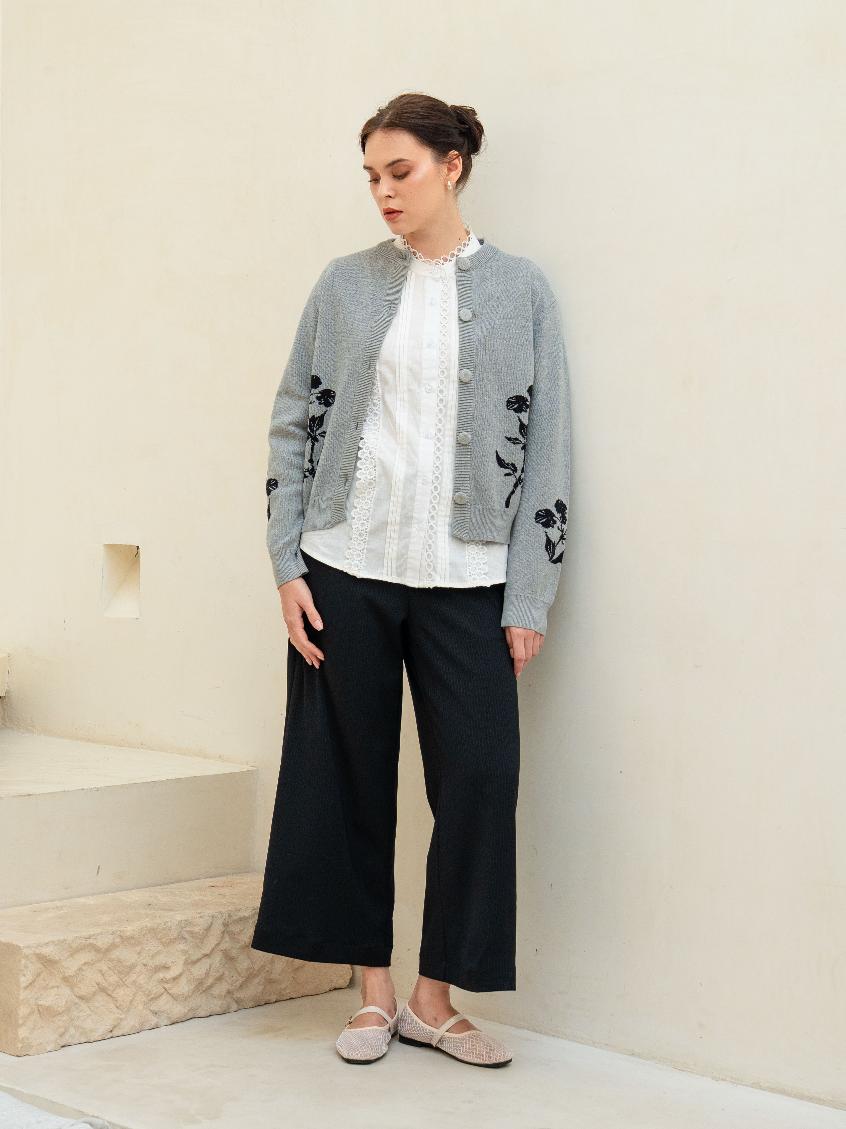 Emma Cardigan Gray