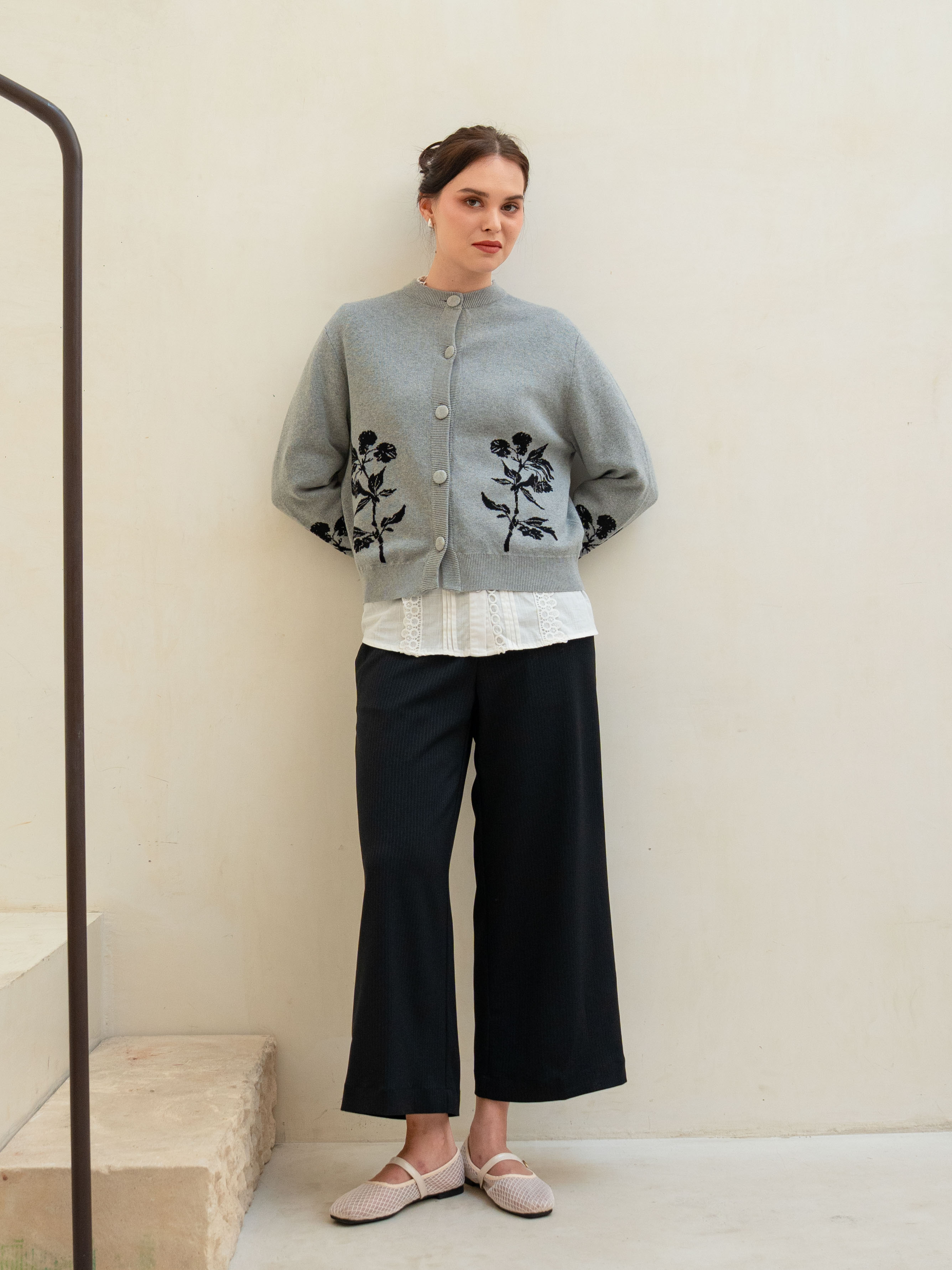 Emma Cardigan Gray