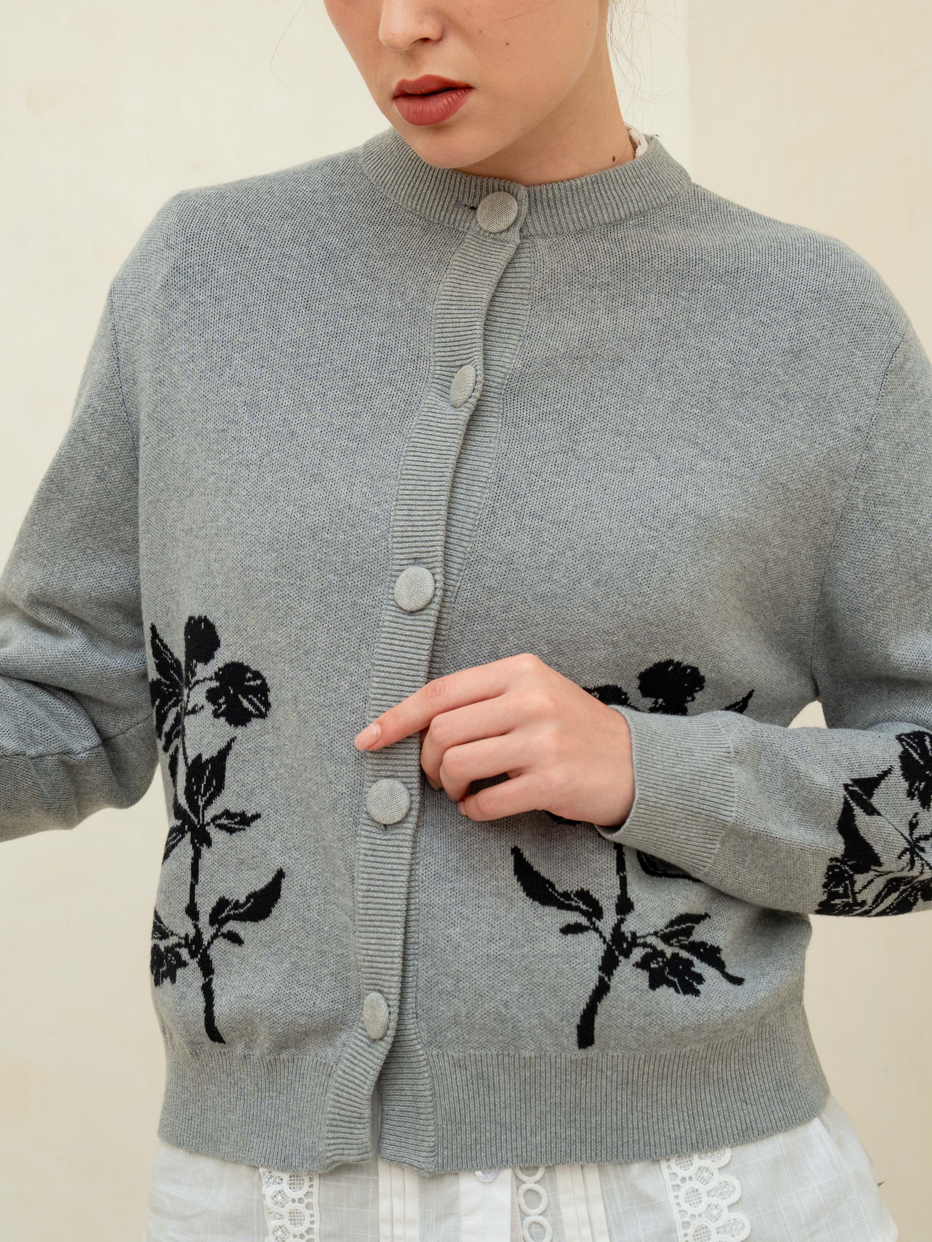 Emma Cardigan Gray