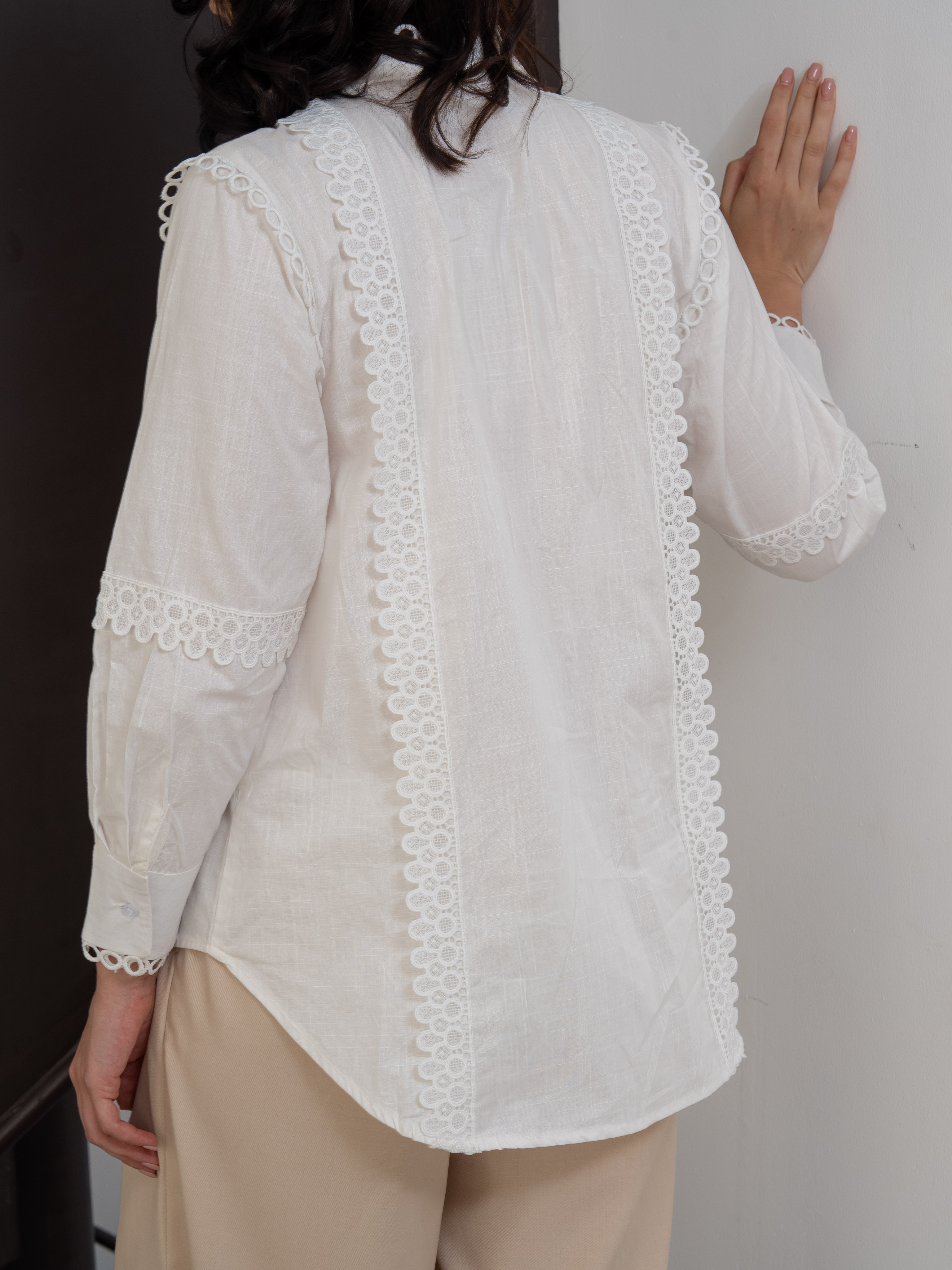 Gemma Shirt White
