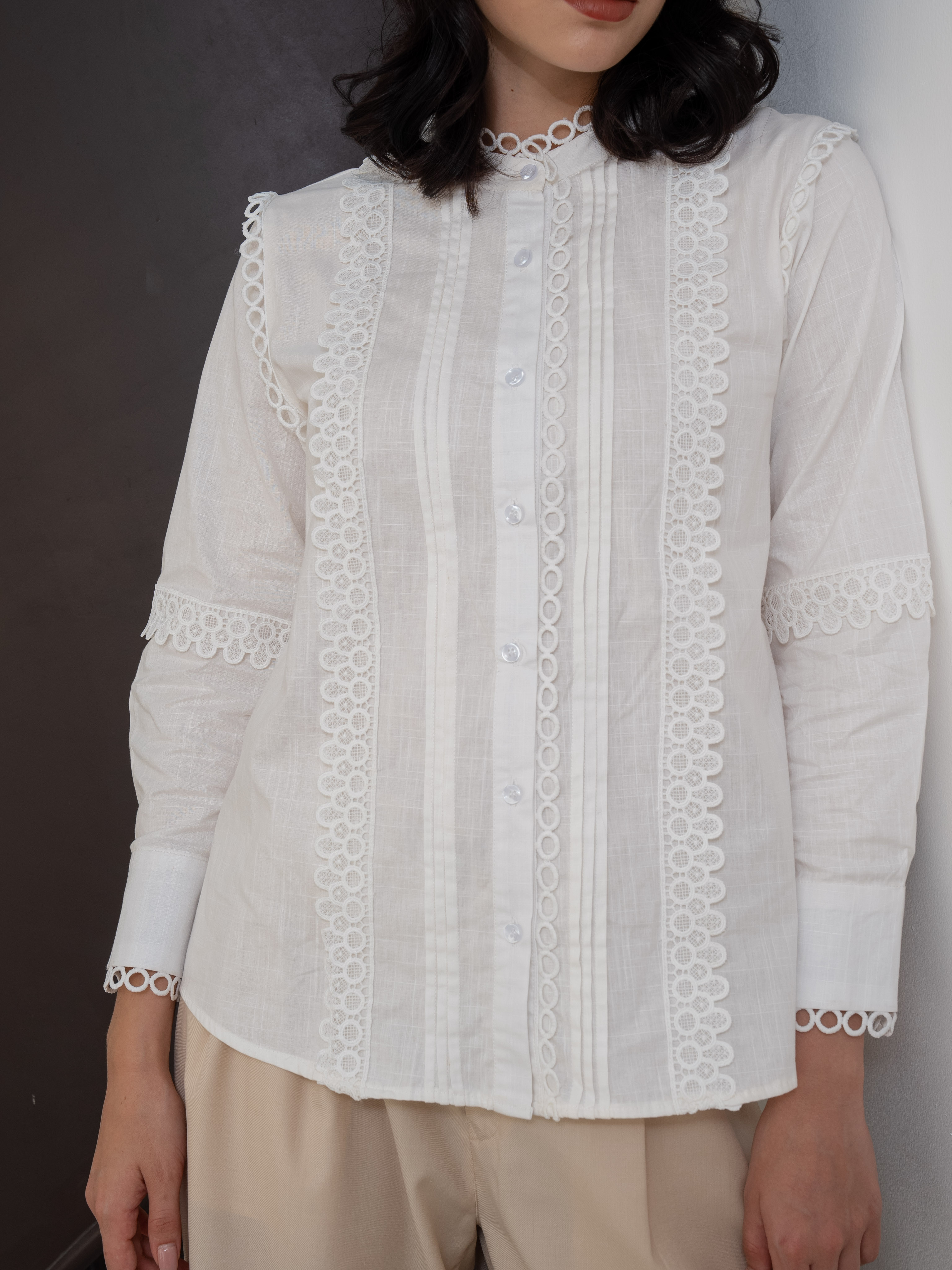 Gemma Shirt White