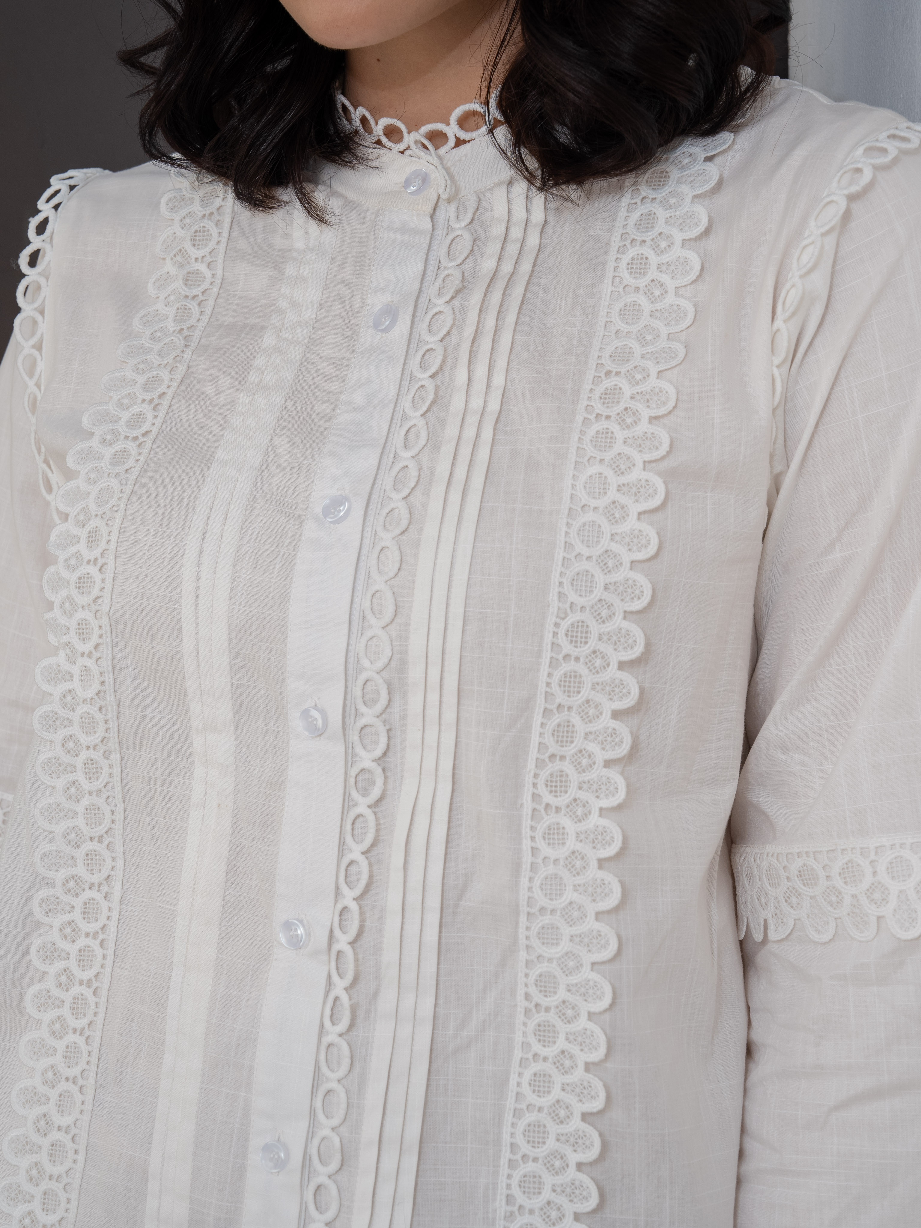 Gemma Shirt White