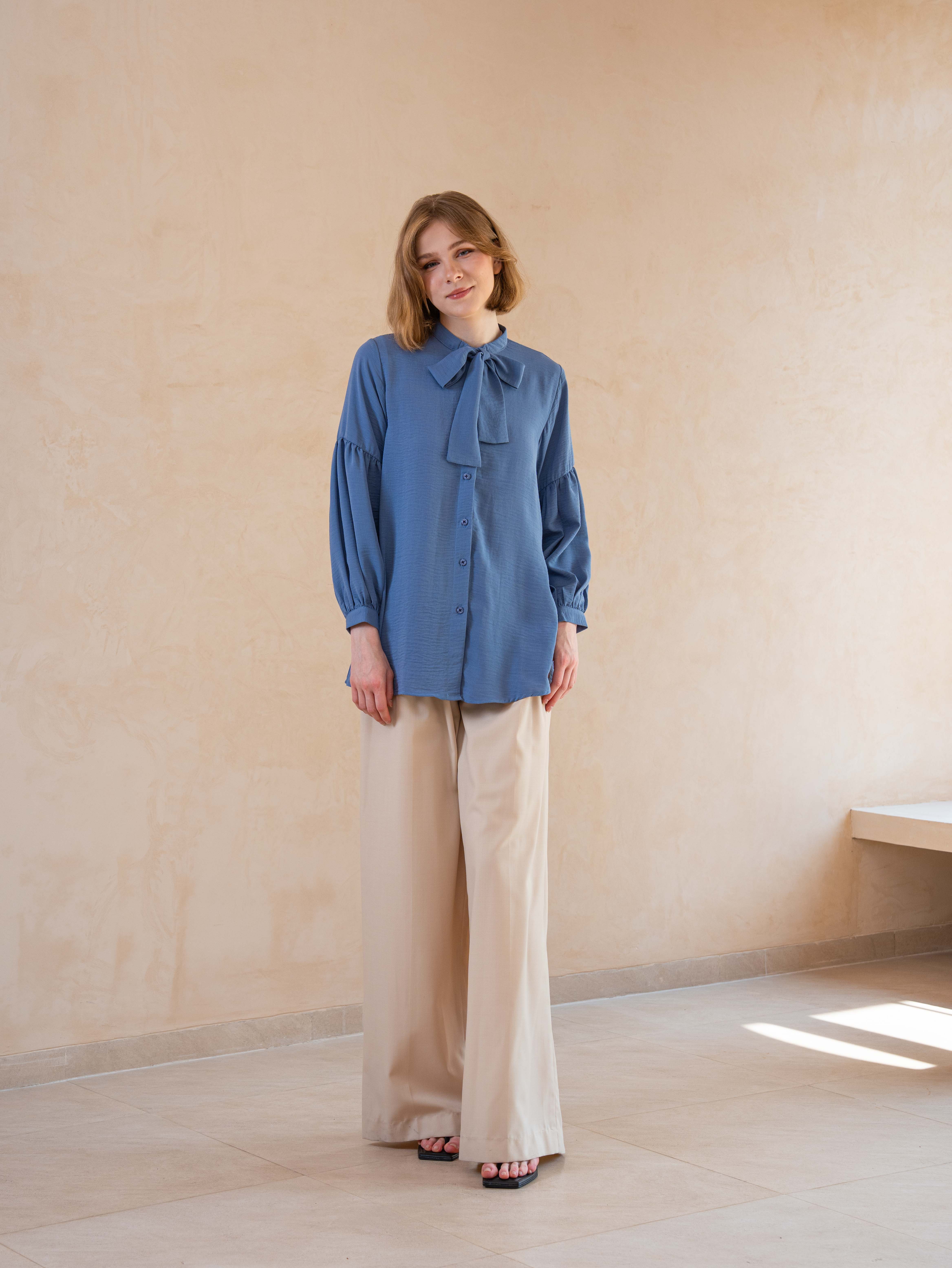 Qamila Shirt Blue