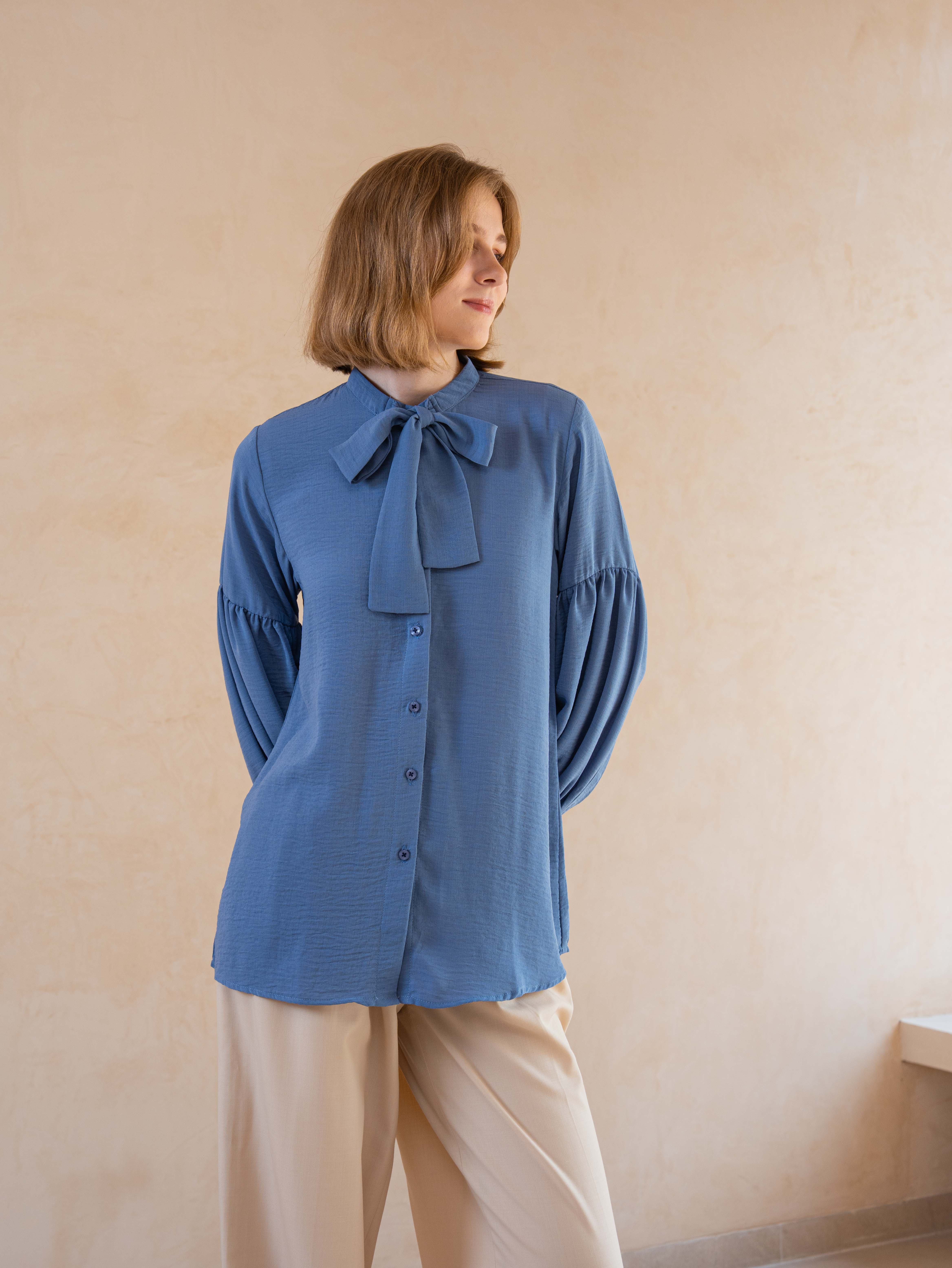 Qamila Shirt Blue