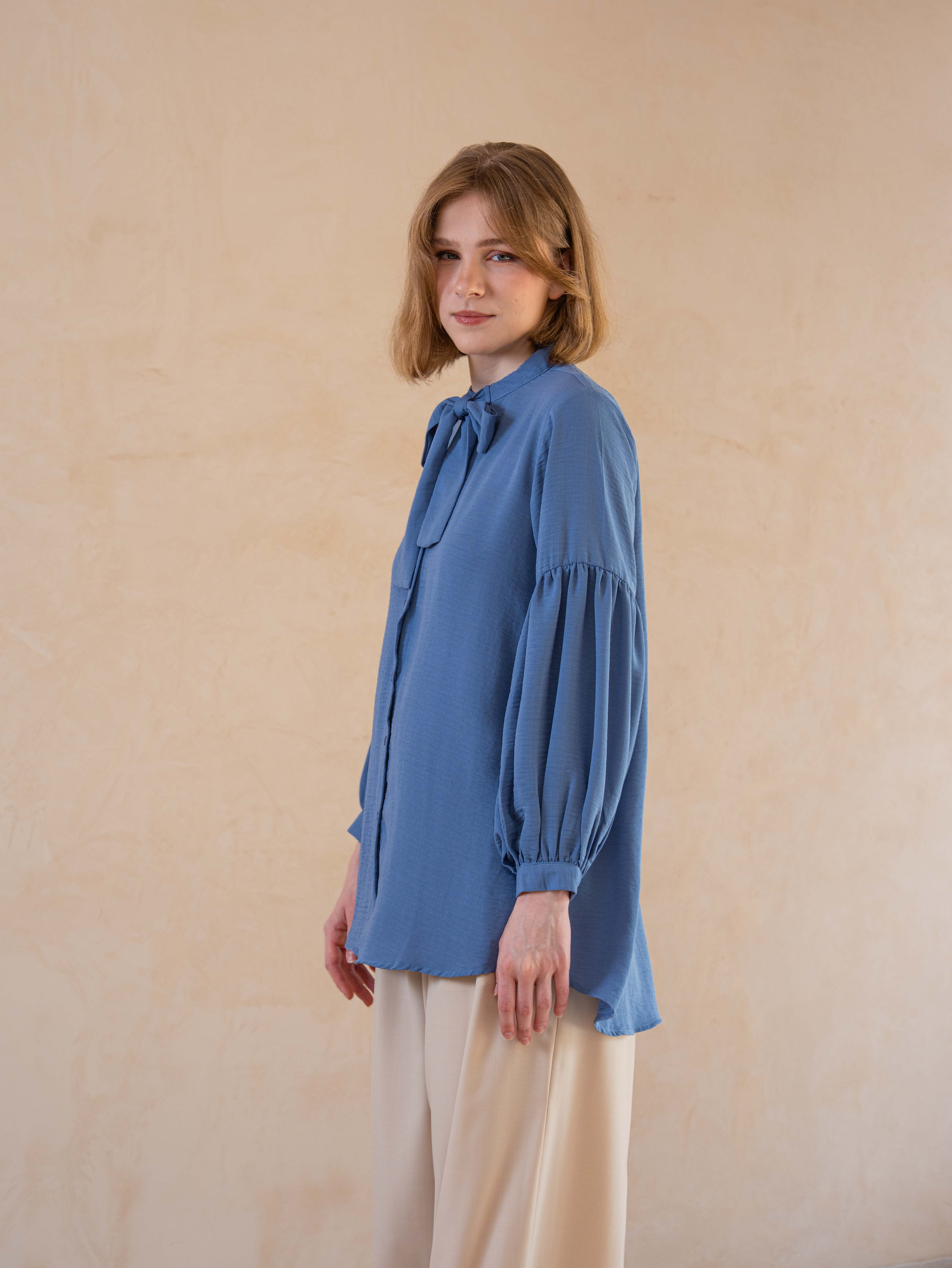 Qamila Shirt Blue