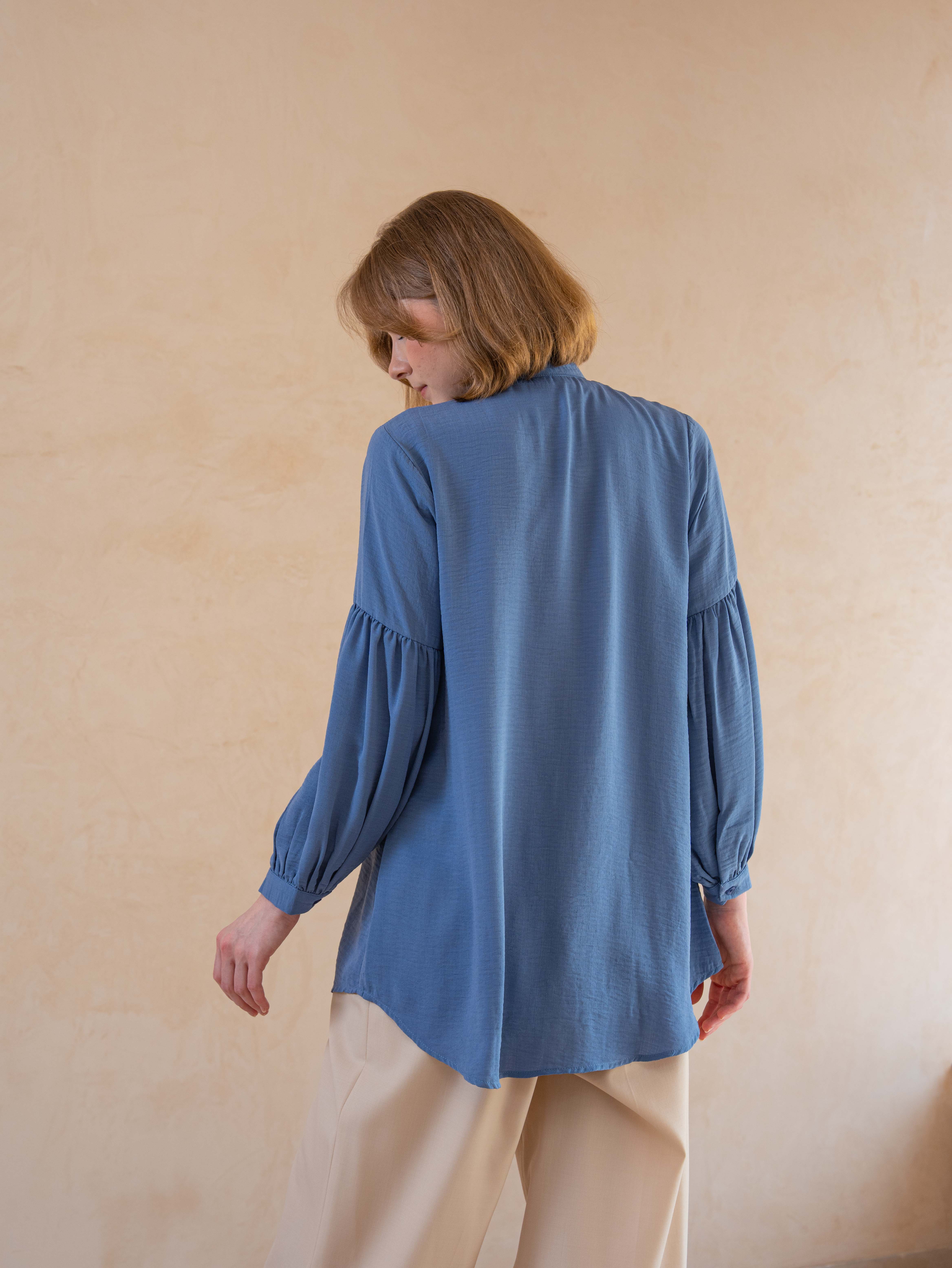 Qamila Shirt Blue