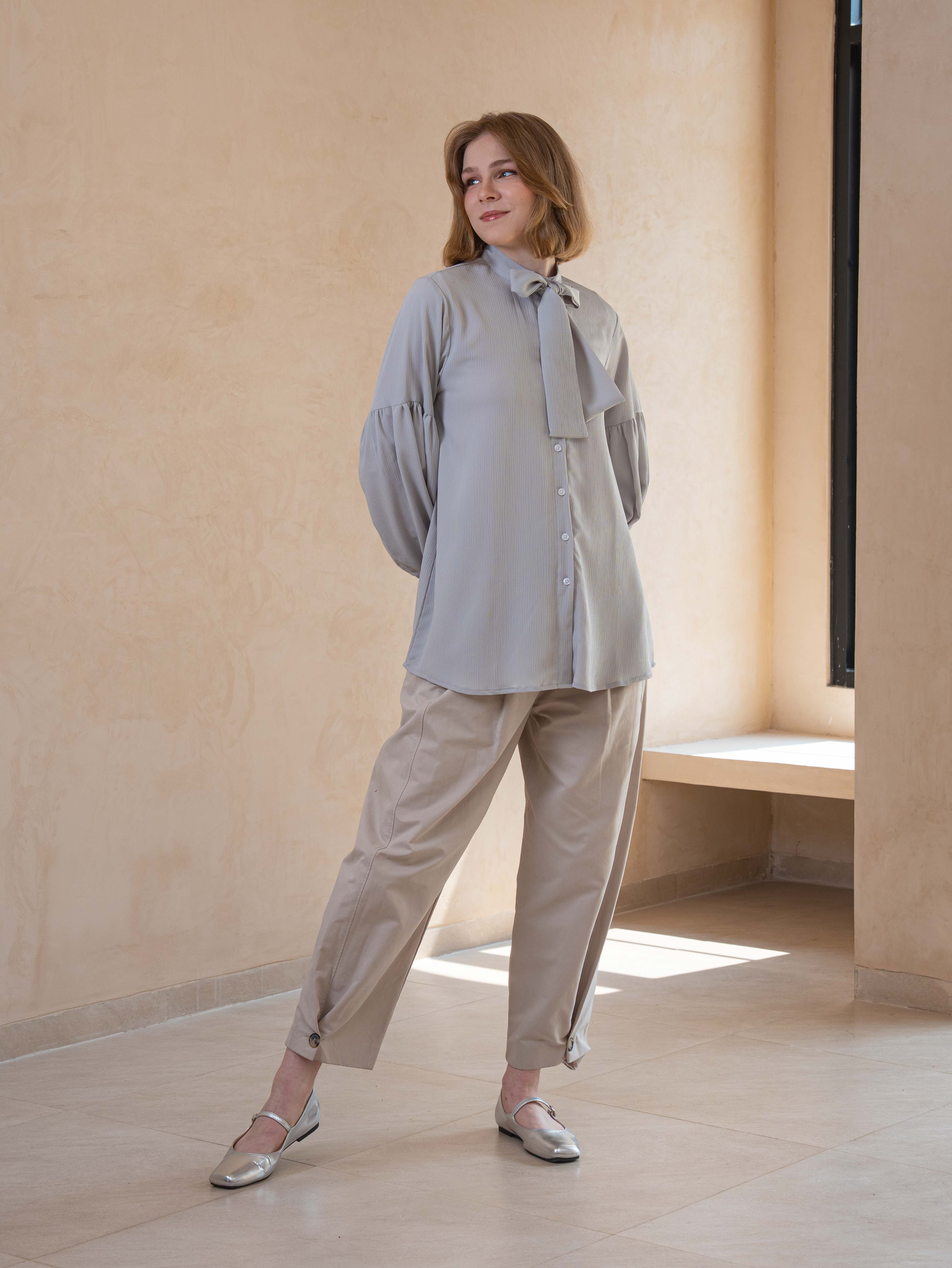 Qamila Shirt Sage Green