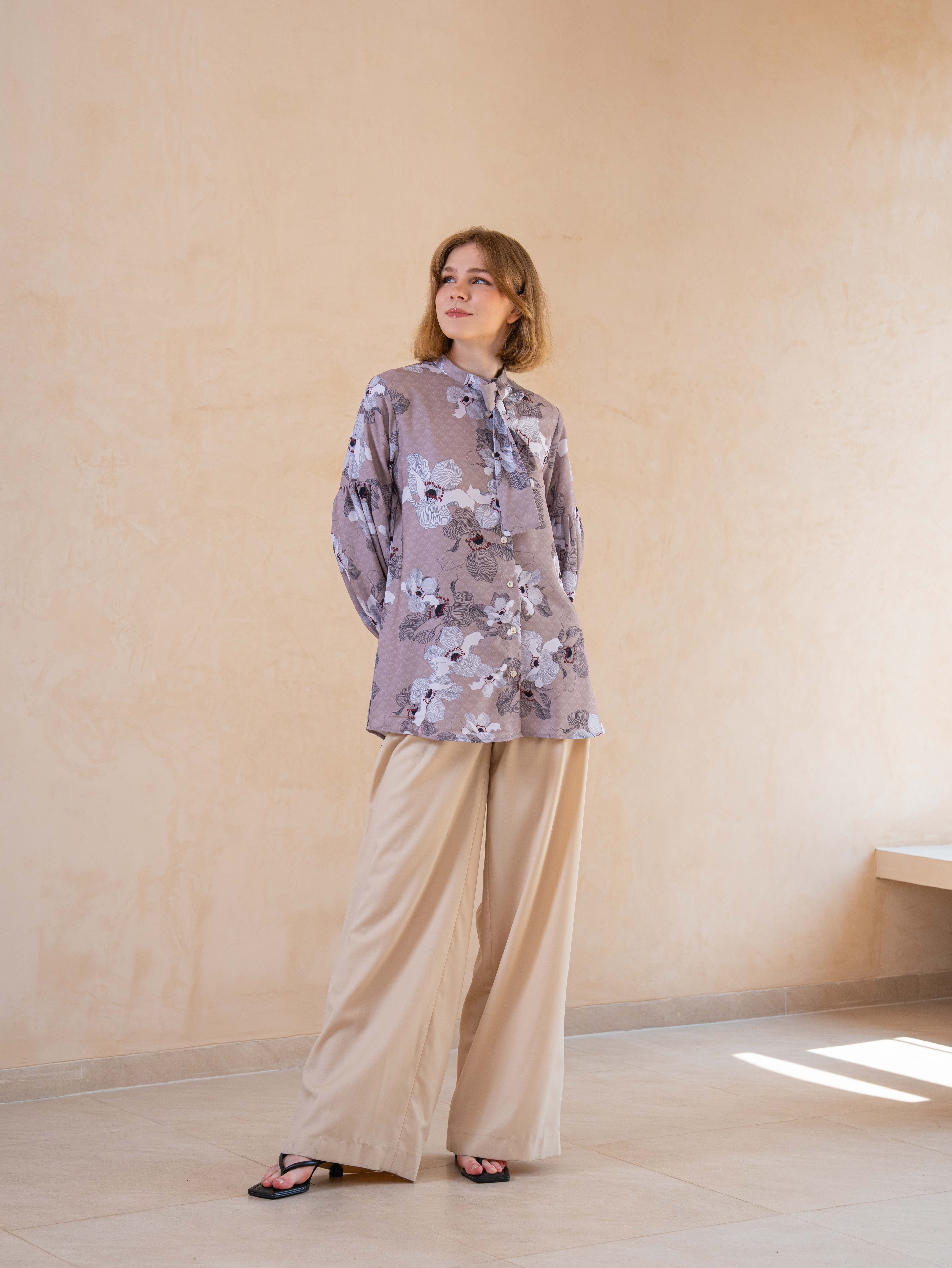 Qamila Shirt Brown