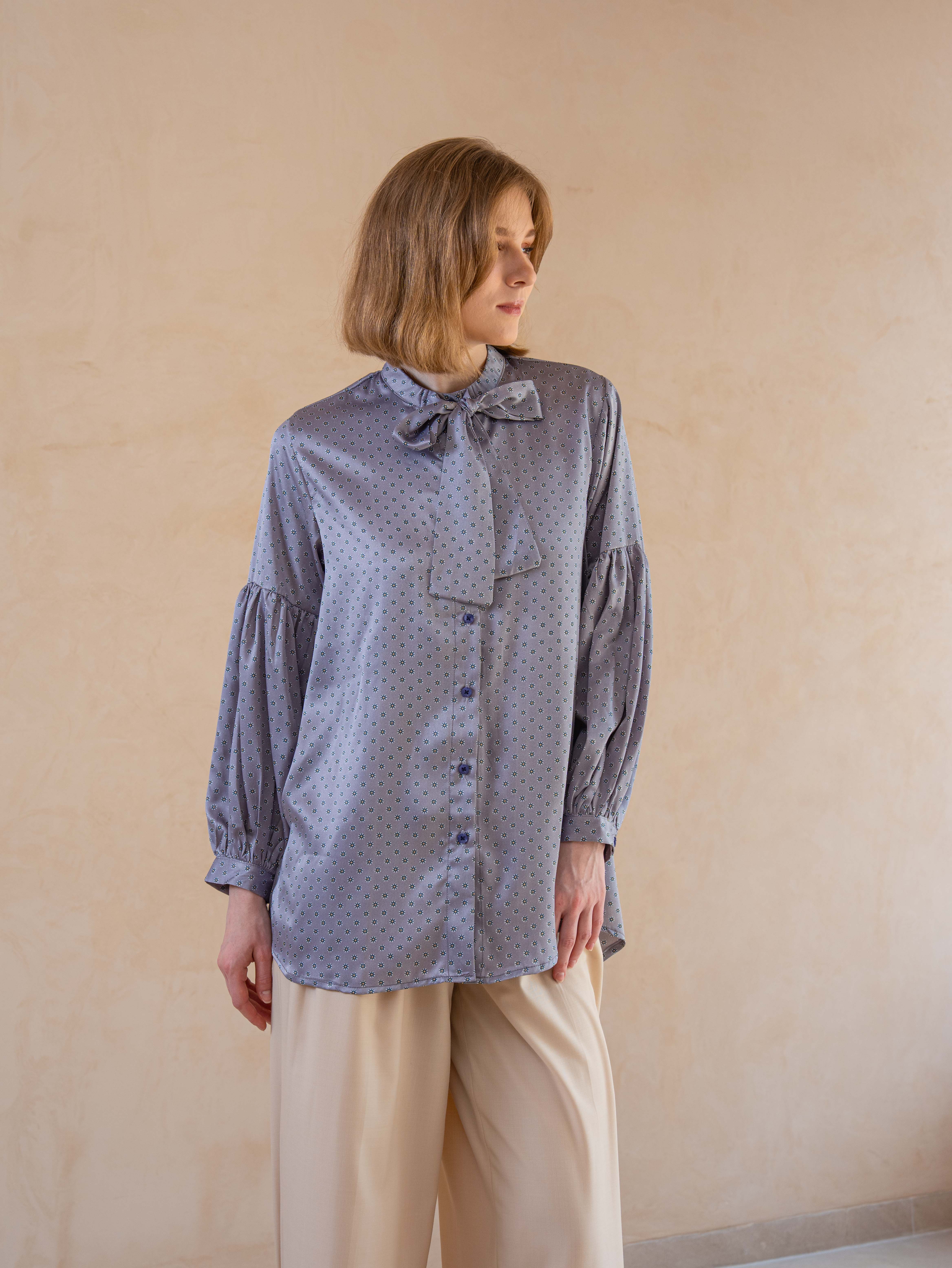 Qamila Shirt Gray