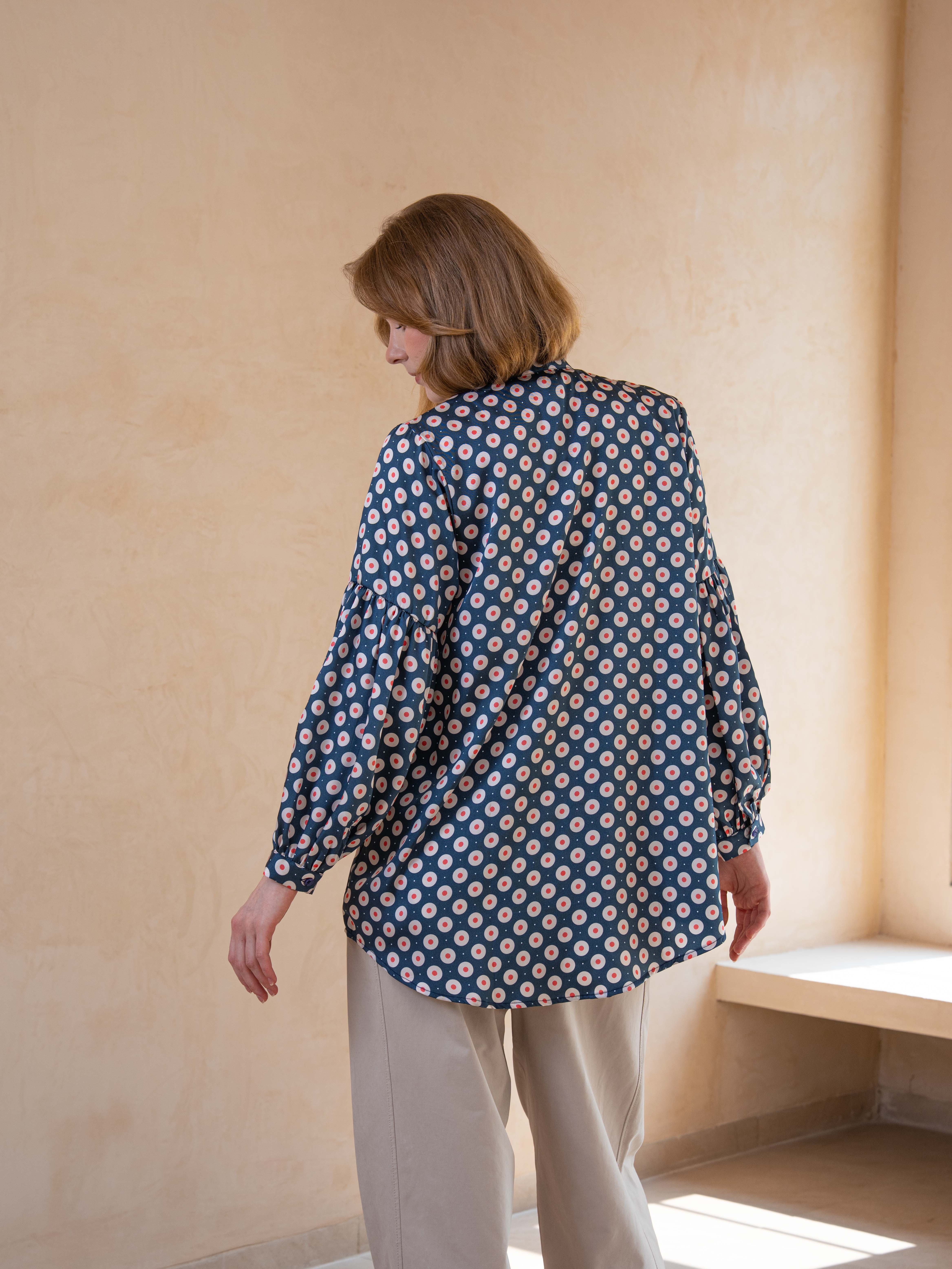 Qamila Shirt Navy