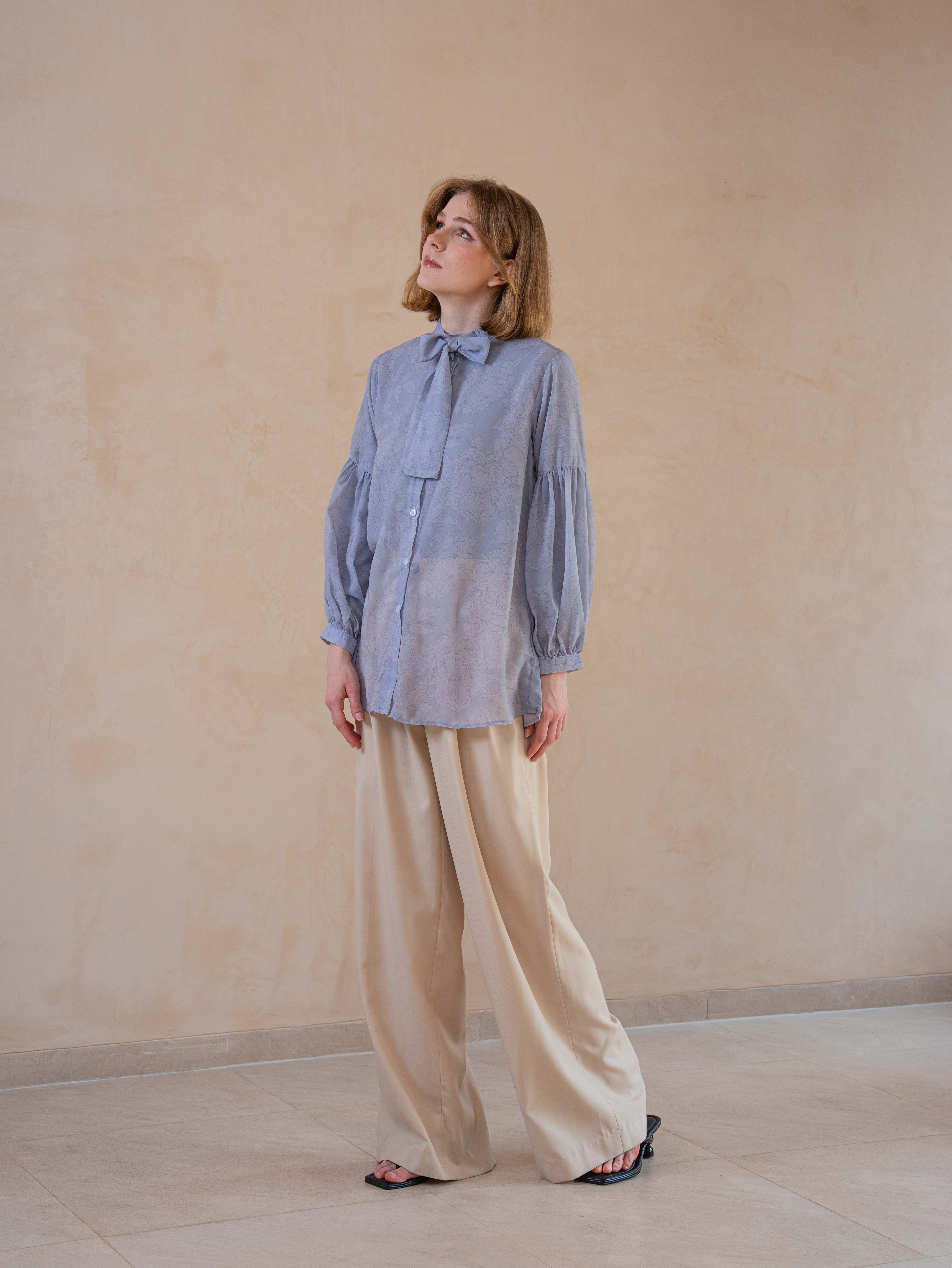 Qamila Shirt Cool Gray
