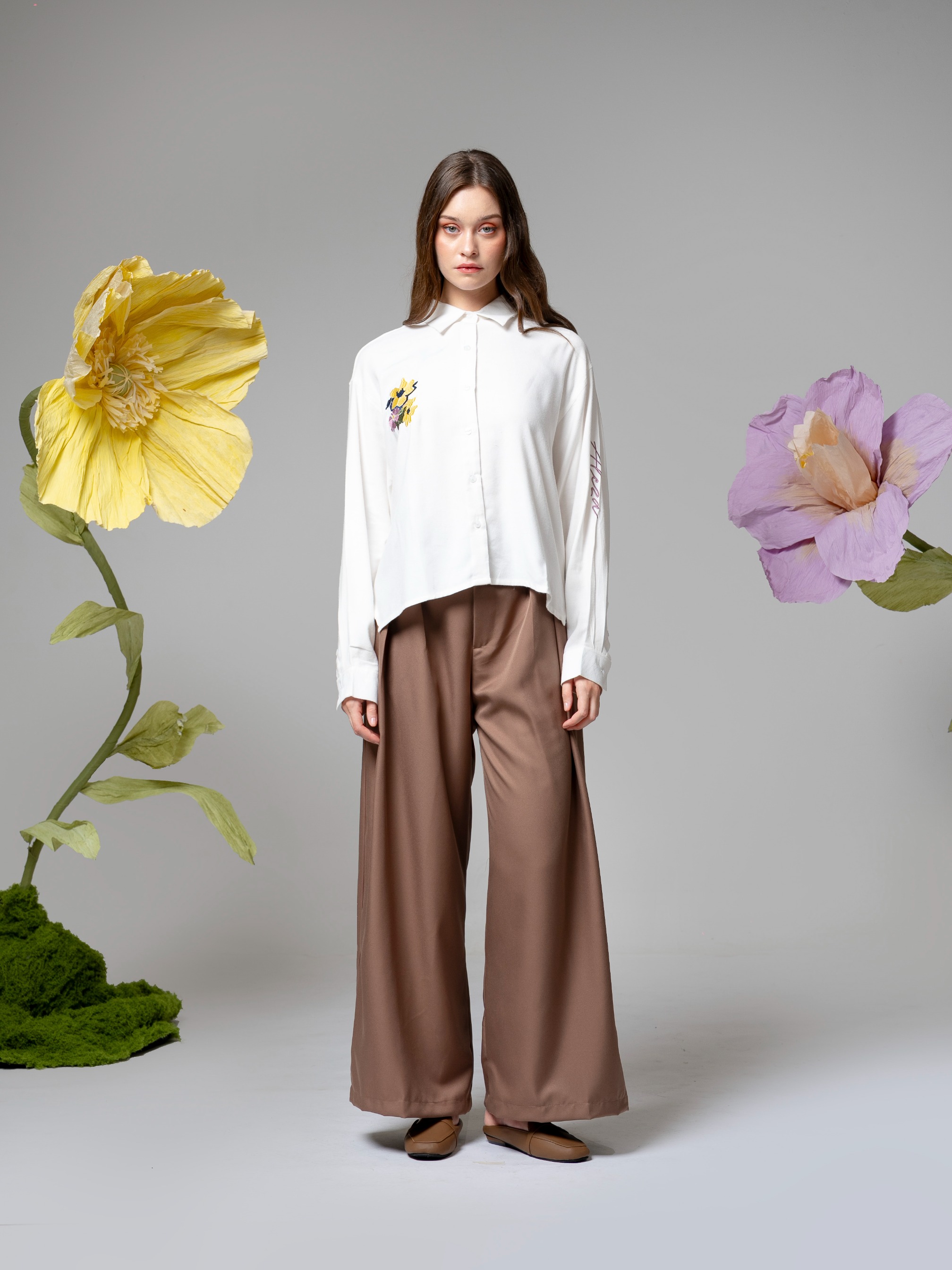 Bevaley Shirt White