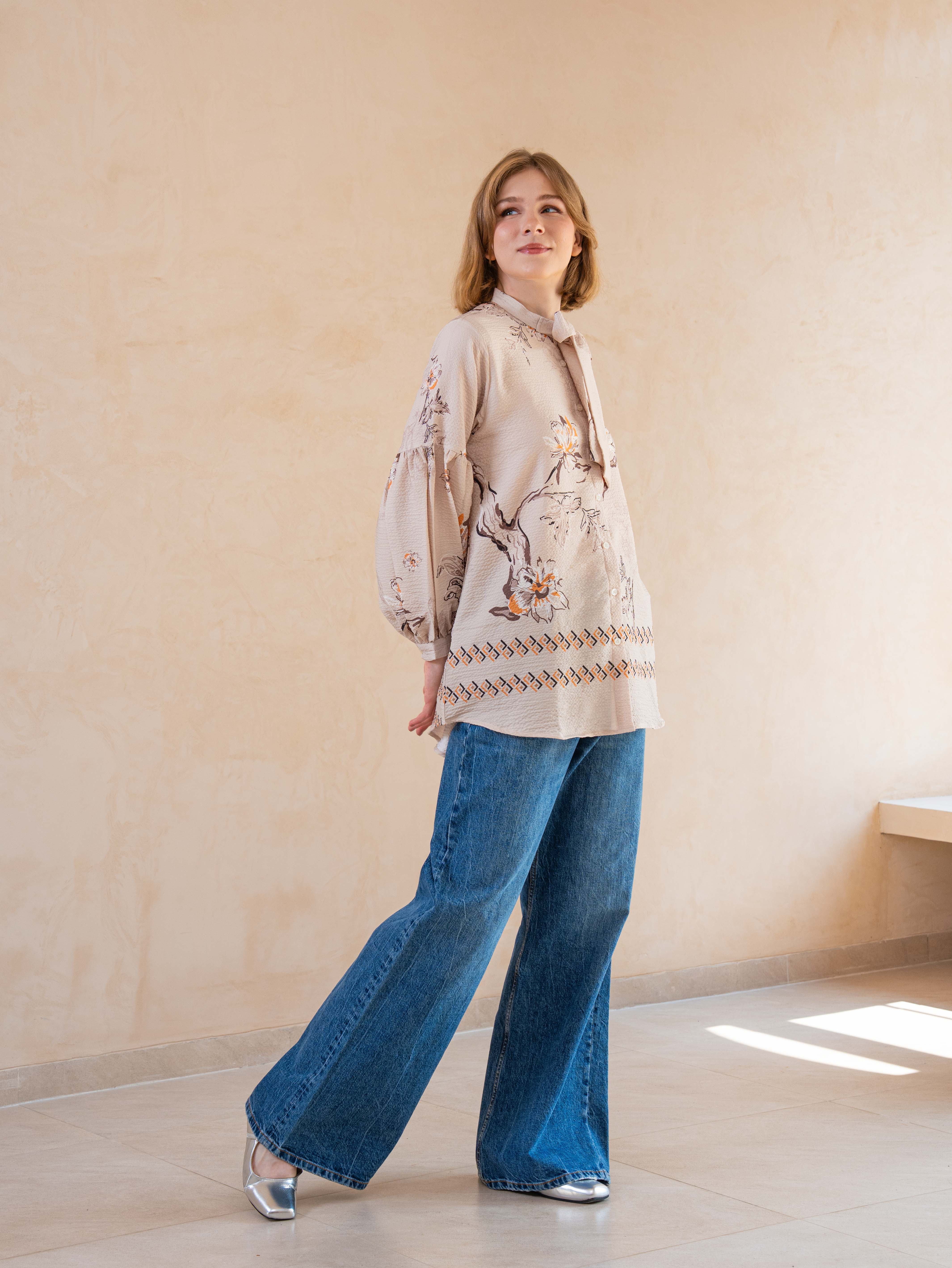 Qamila Shirt Camel