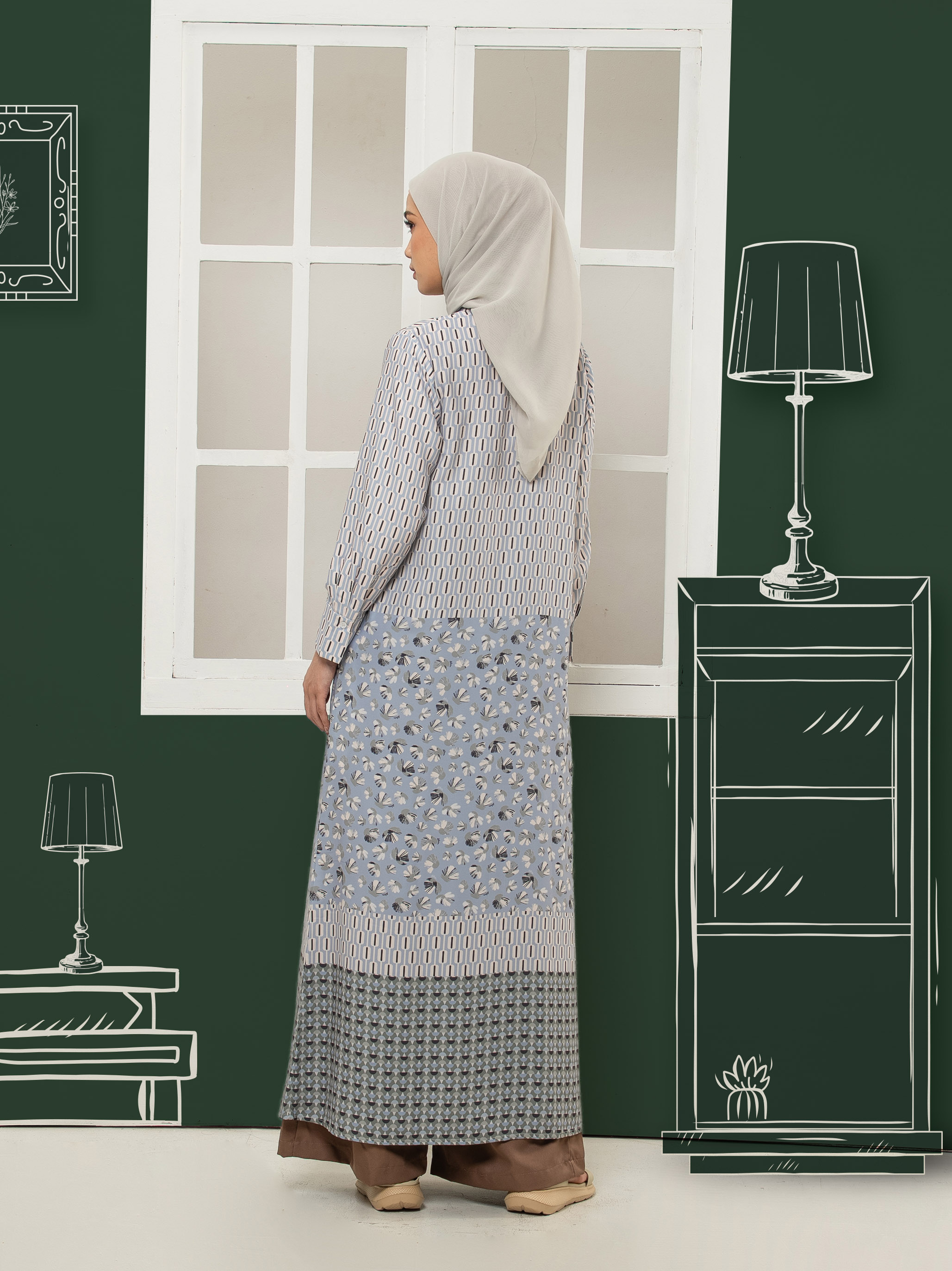 Keira Dress Blue