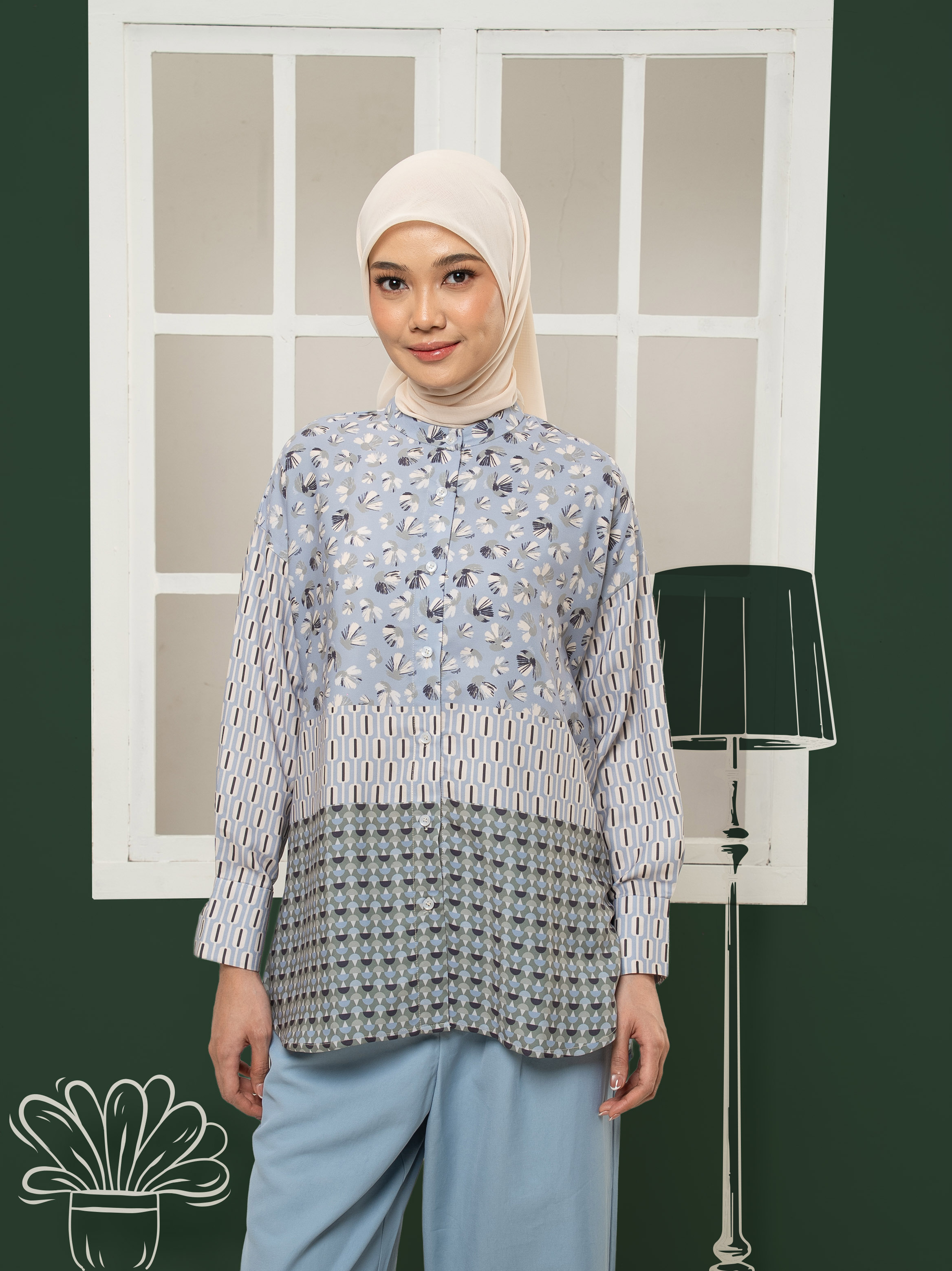 Kendra Shirt Blue