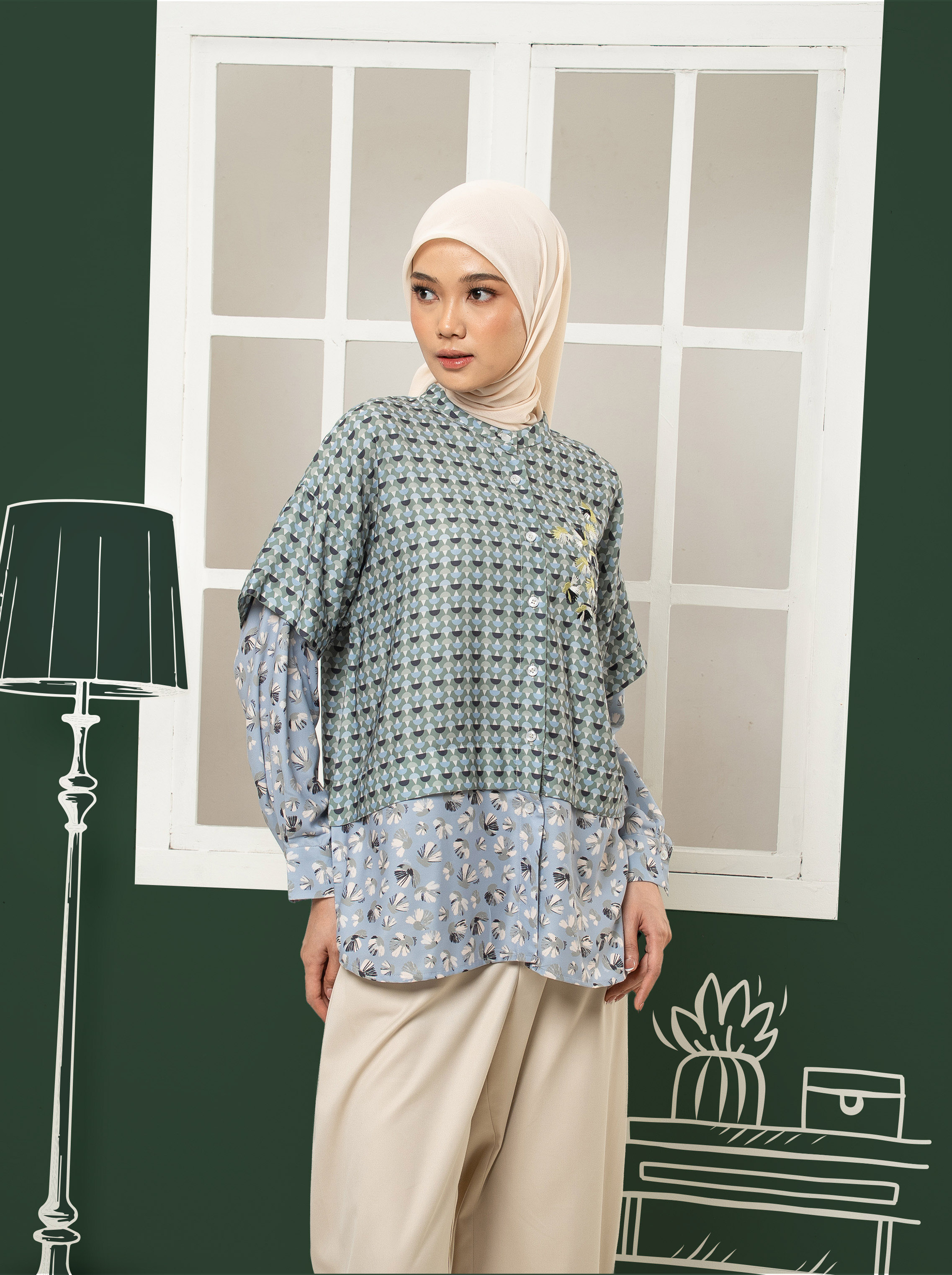 Kimora Shirt Green
