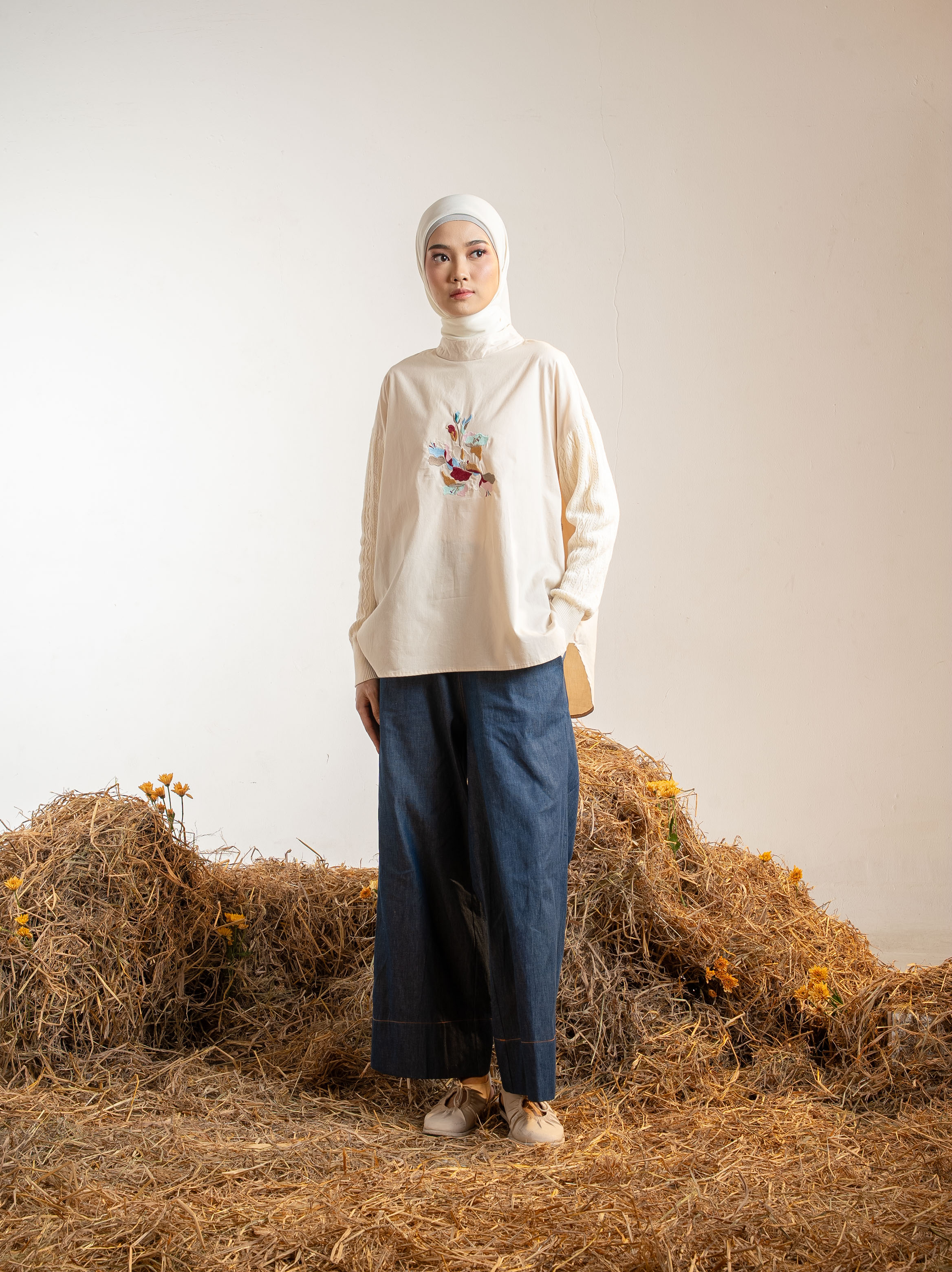 Lenka Blouse Creme
