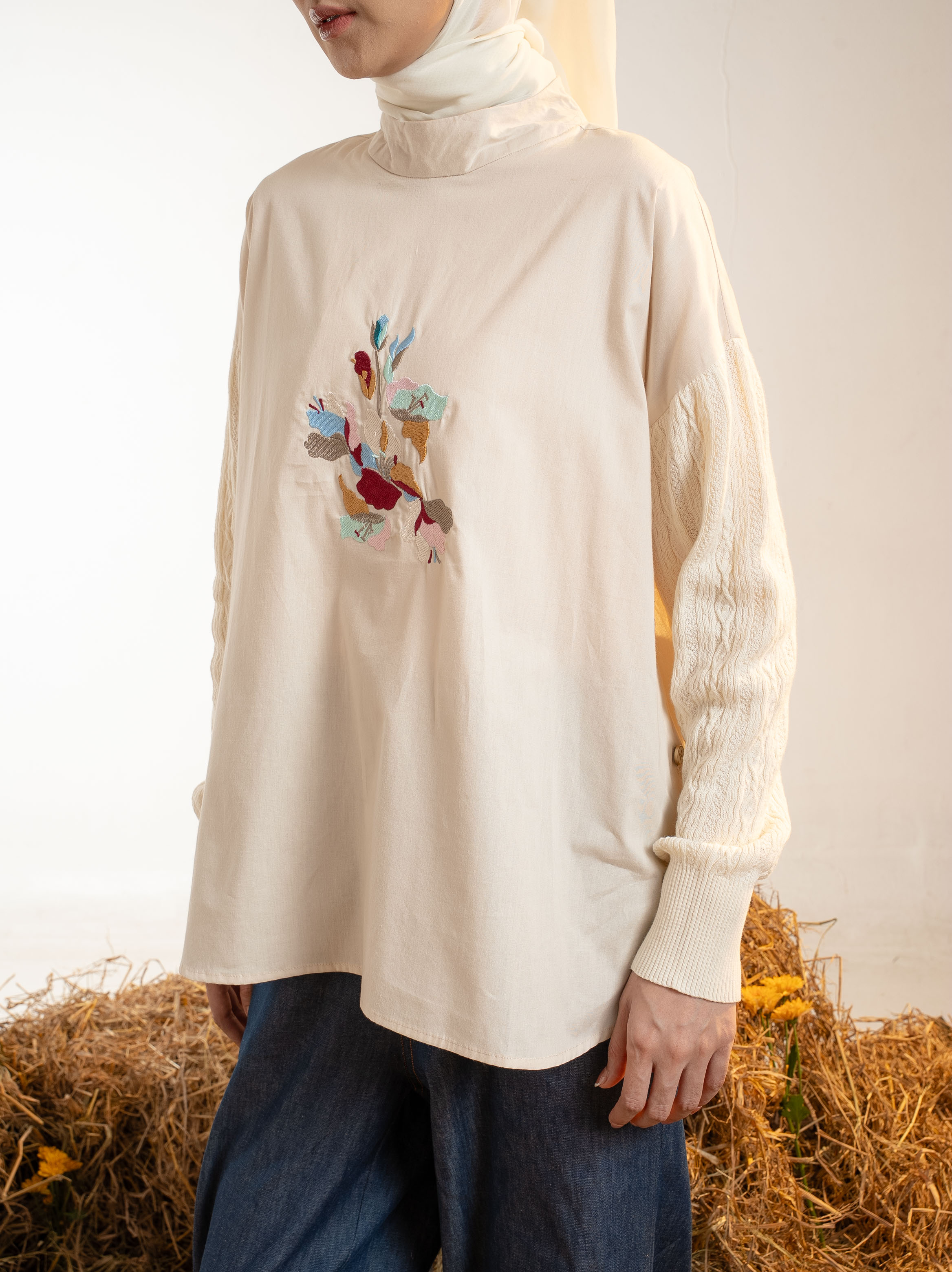 Lenka Blouse Creme