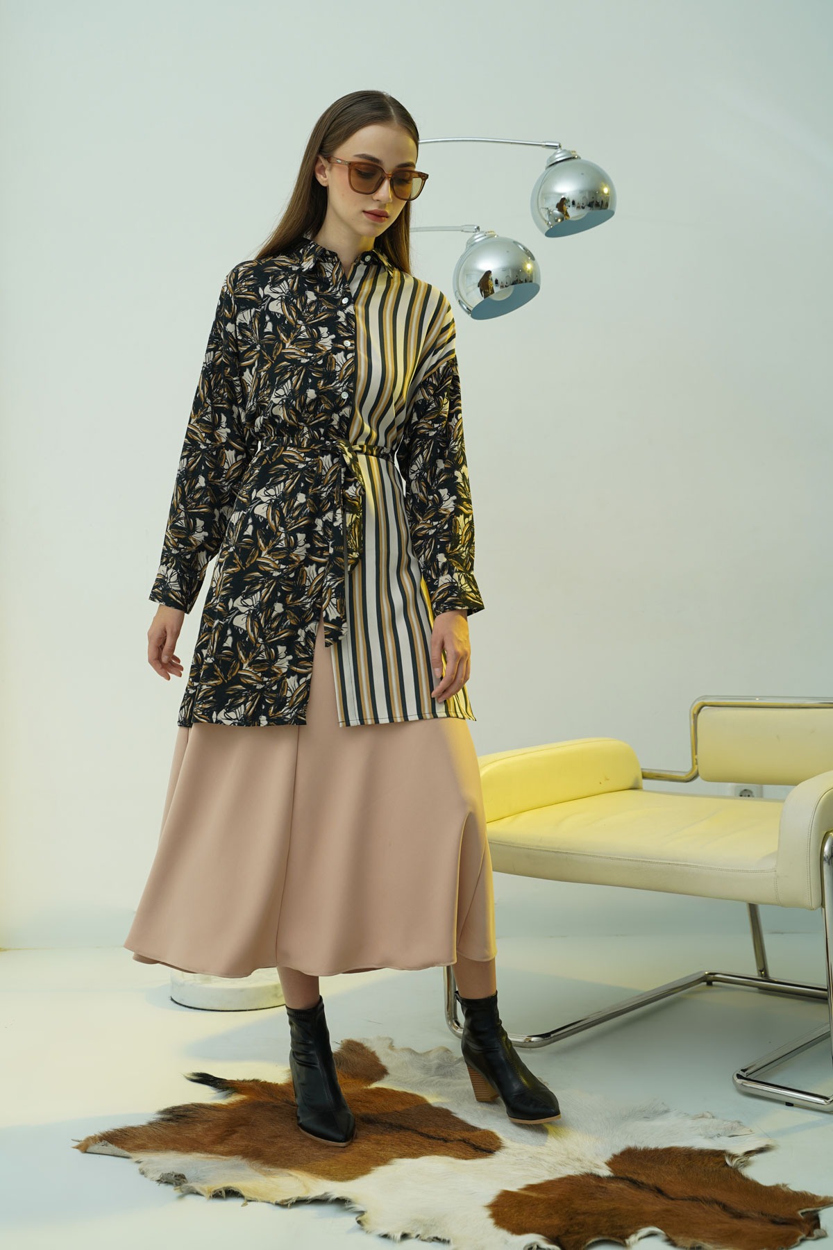 Priza Tunic Shirt Black