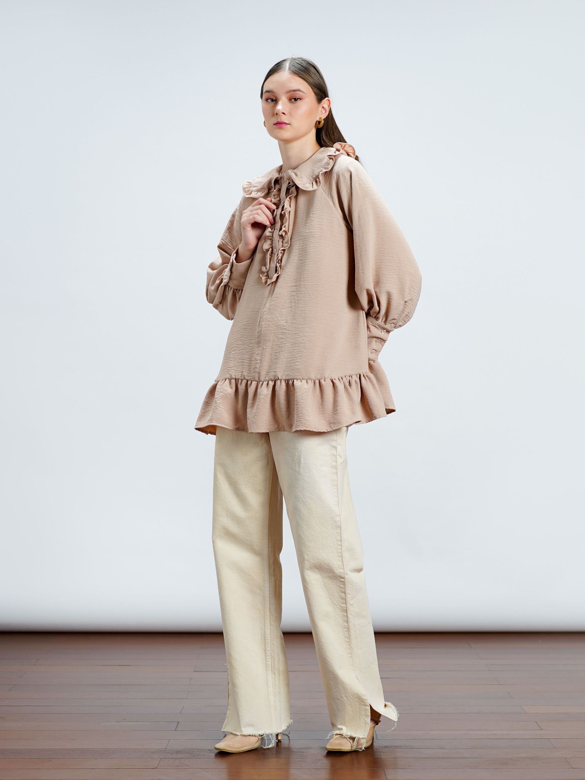 Mia Top Pale Peach
